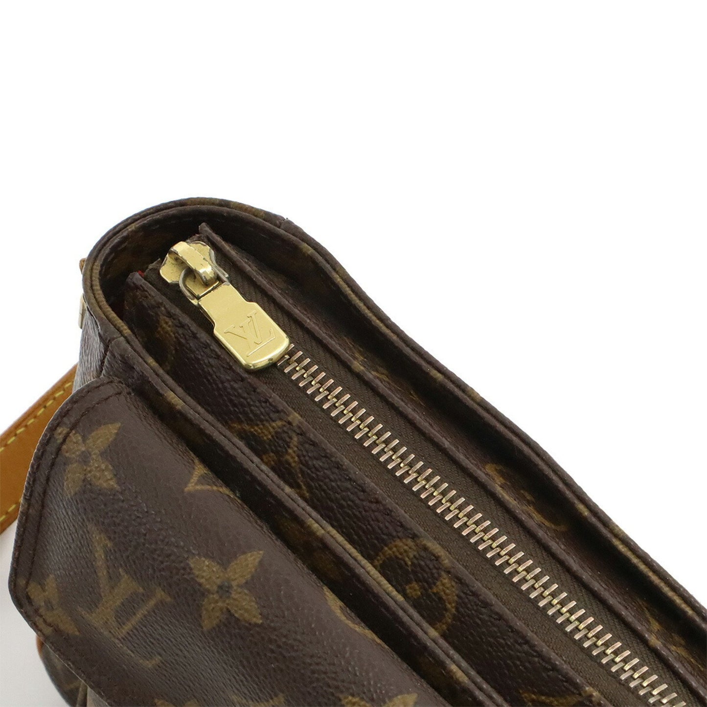 Louis Vuitton Viva Cité, Brown, Canvas, shoulder