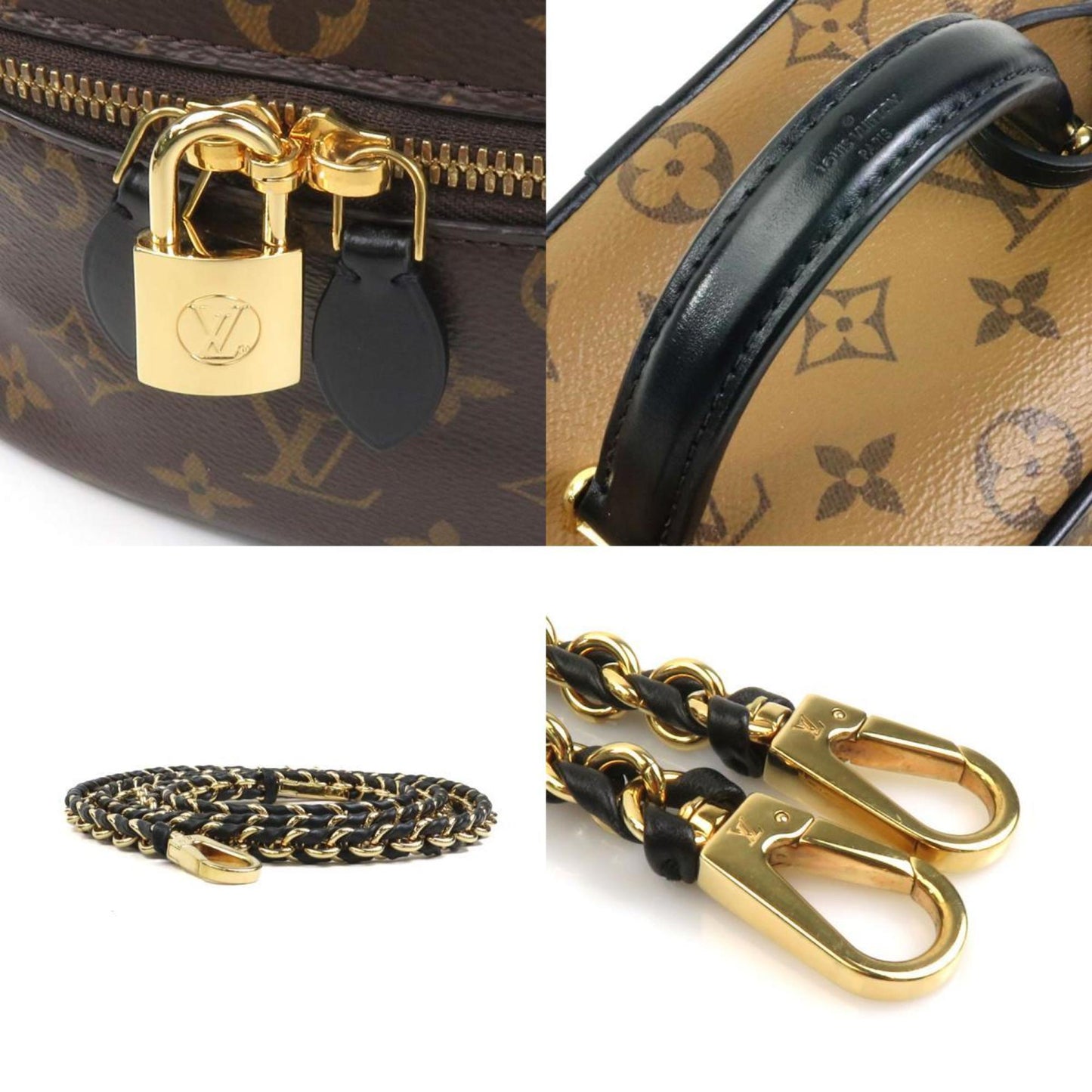 Louis Vuitton Vanity, Brown, Canvas, shoulder