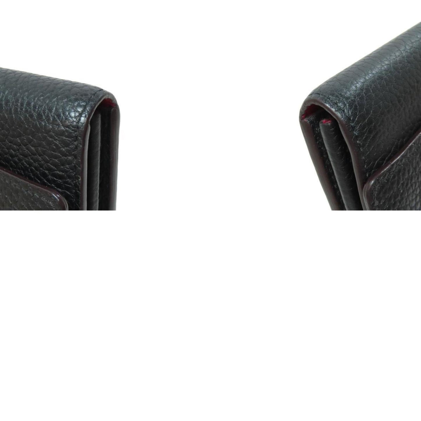 Louis Vuitton Capucines, Black, Leather, wallet