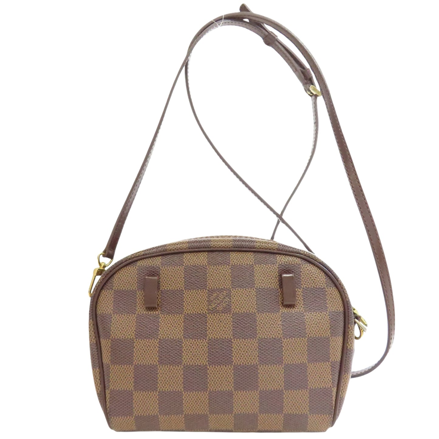 Louis Vuitton Ipanema, Brown, Canvas, clutch