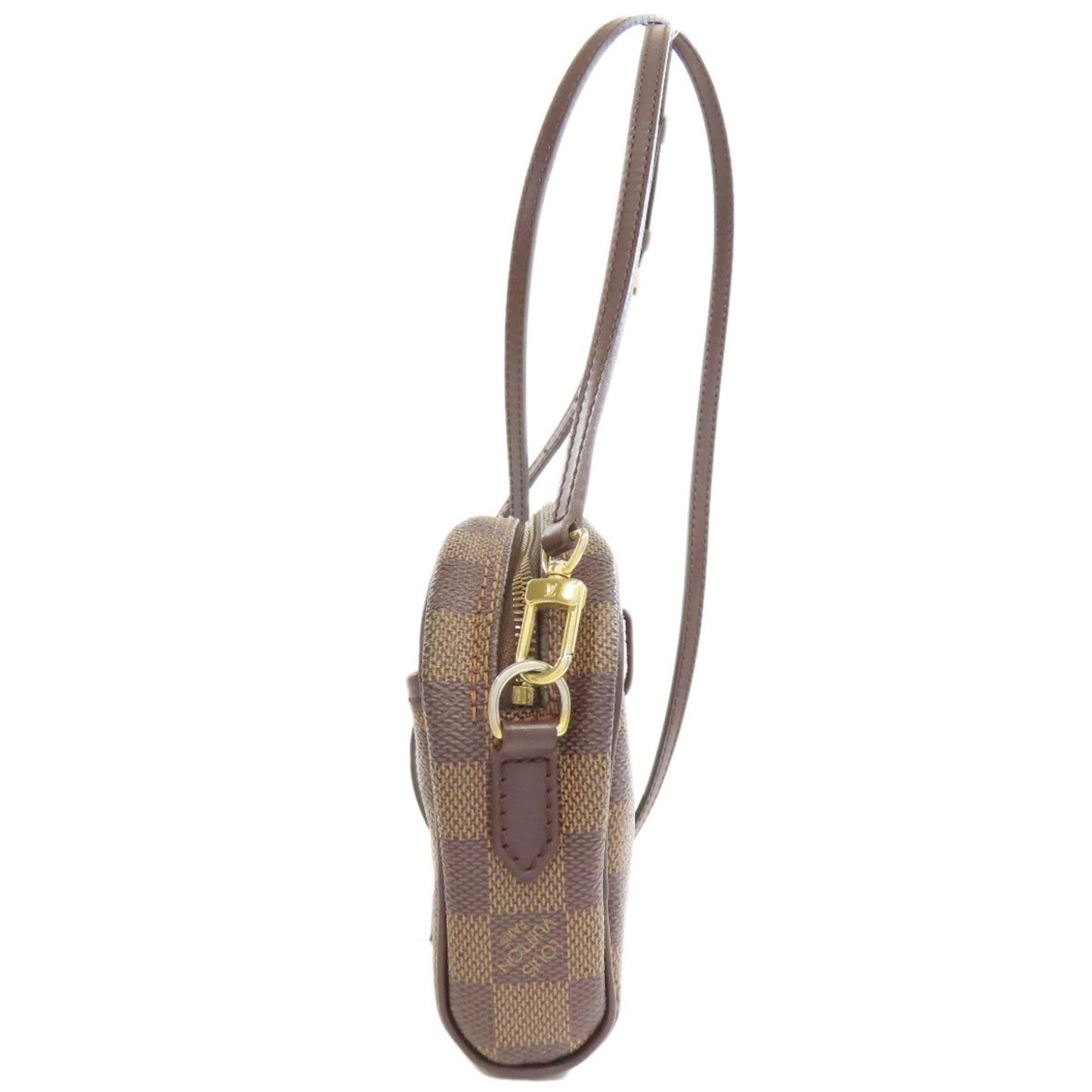 Louis Vuitton Ipanema, Brown, Canvas, clutch