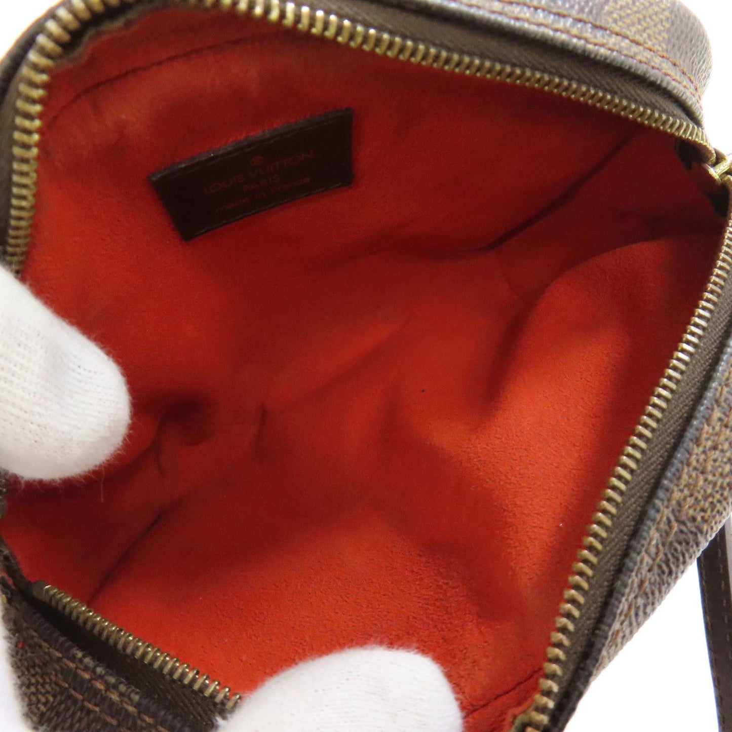 Louis Vuitton Ipanema, Brown, Canvas, clutch