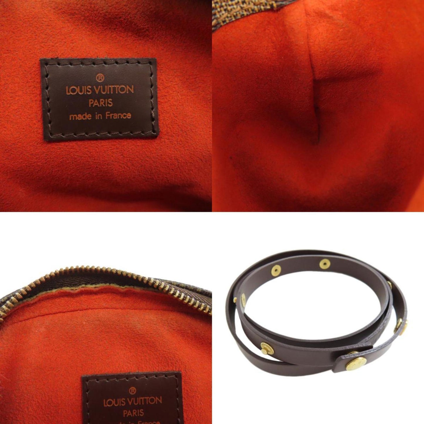 Louis Vuitton Ipanema, Brown, Canvas, clutch
