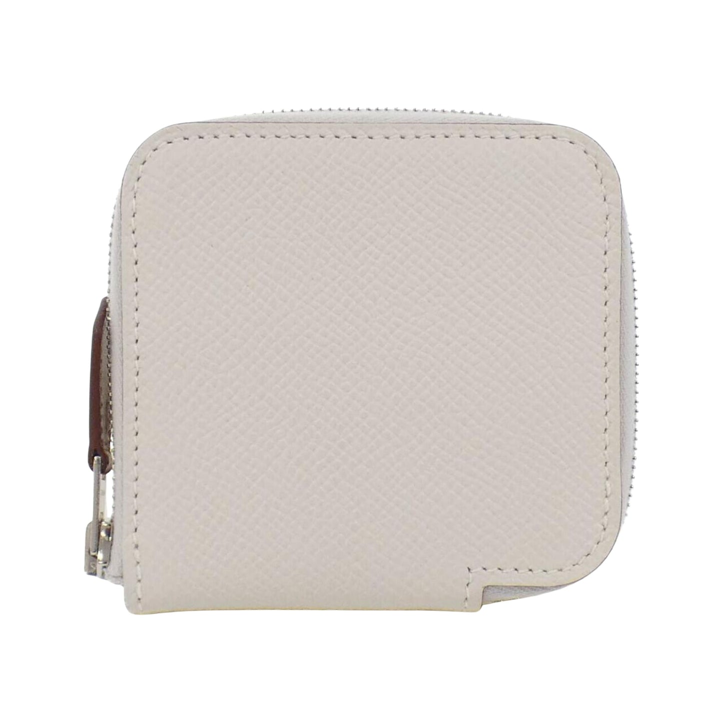 Hermès Silk'In, Beige, Leather, wallet