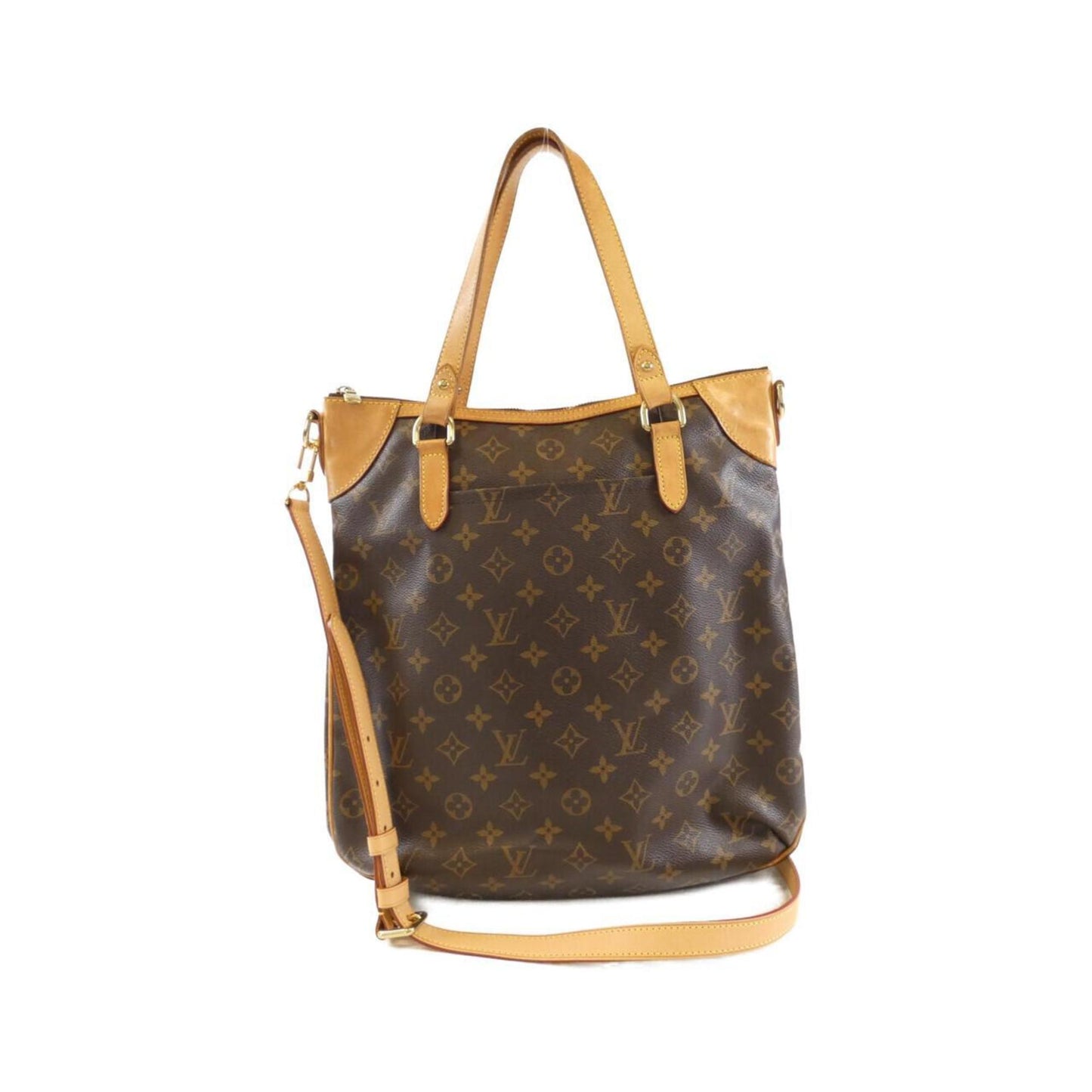 Louis Vuitton Odéon, Brown, Canvas, handbag