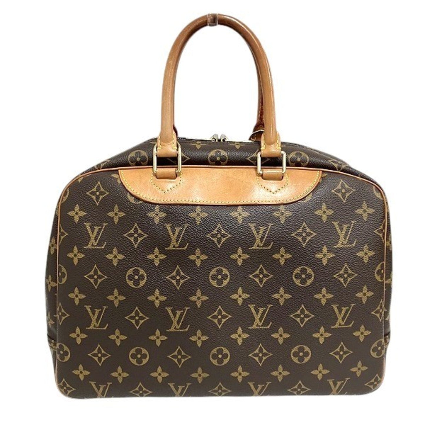 Louis Vuitton Deauville, Brown, Canvas, tote