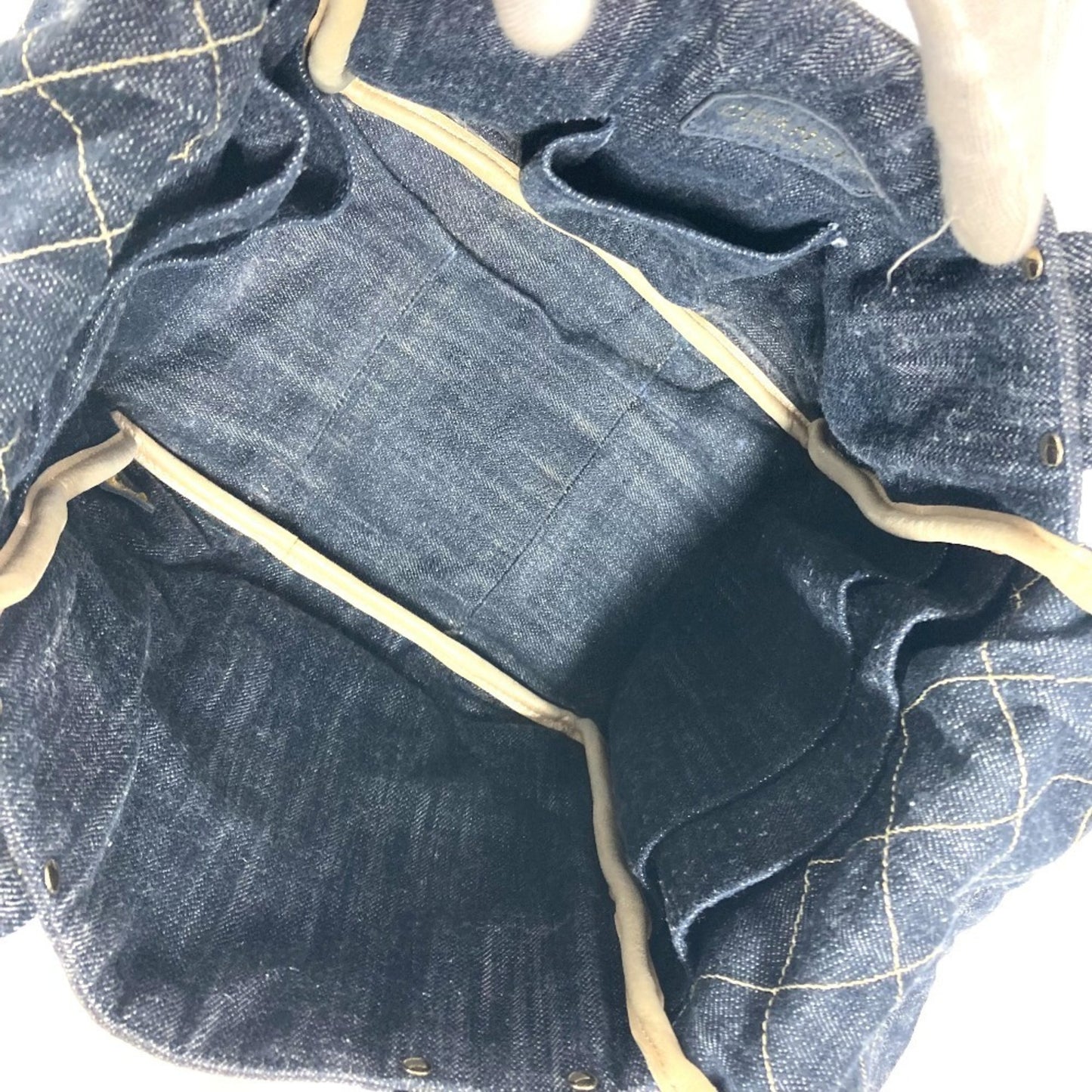 Chanel Petite Shopping Tote, Blue, Denim - Jeans, handbag