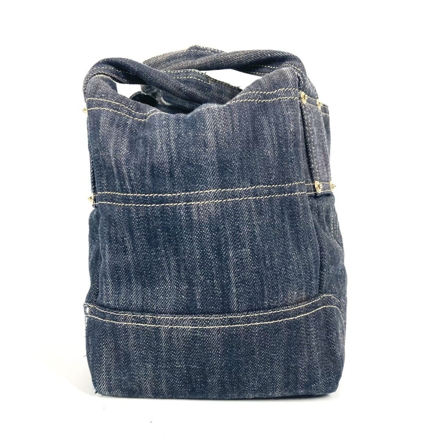 Chanel Petite Shopping Tote, Blue, Denim - Jeans, handbag
