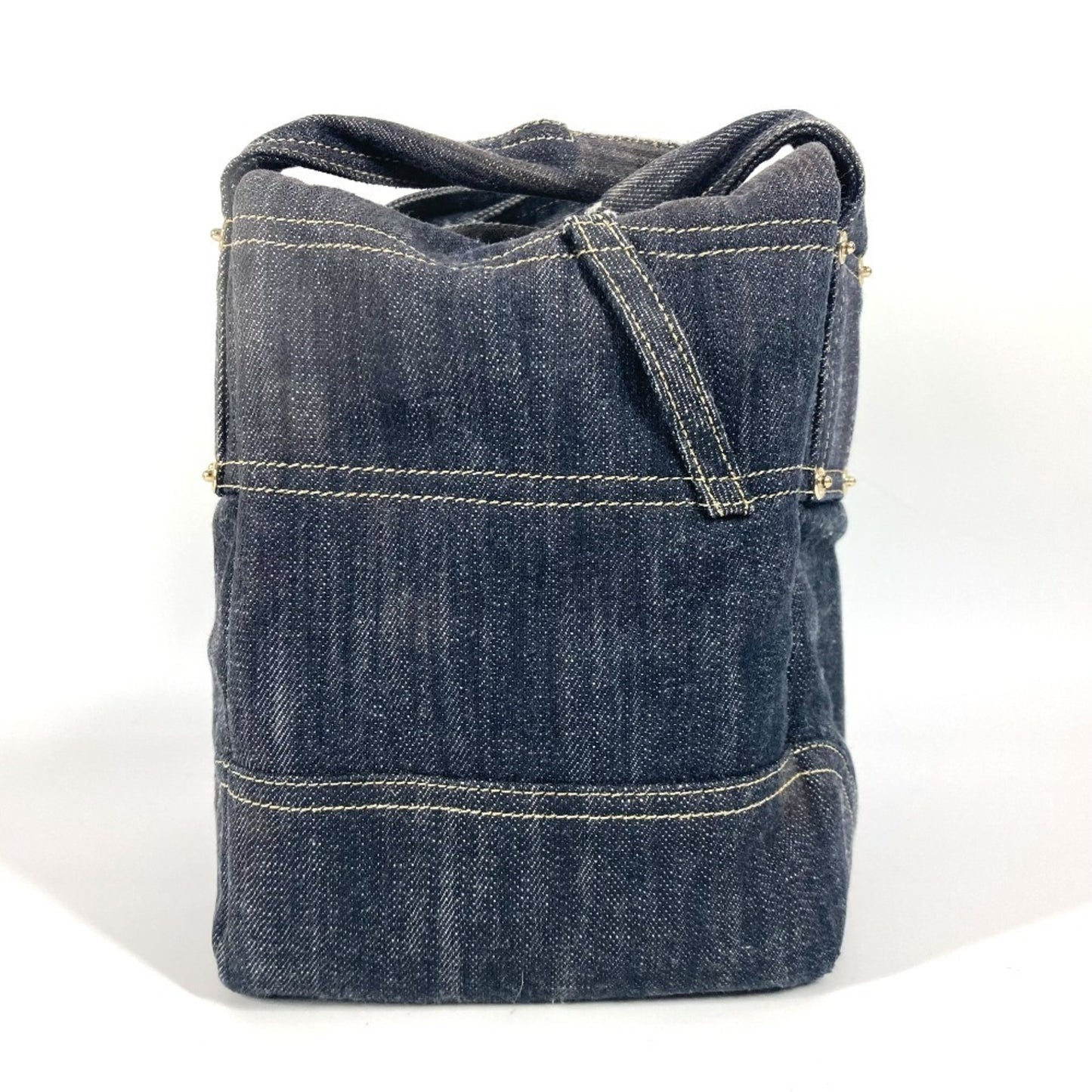 Chanel Petite Shopping Tote, Blue, Denim - Jeans, handbag