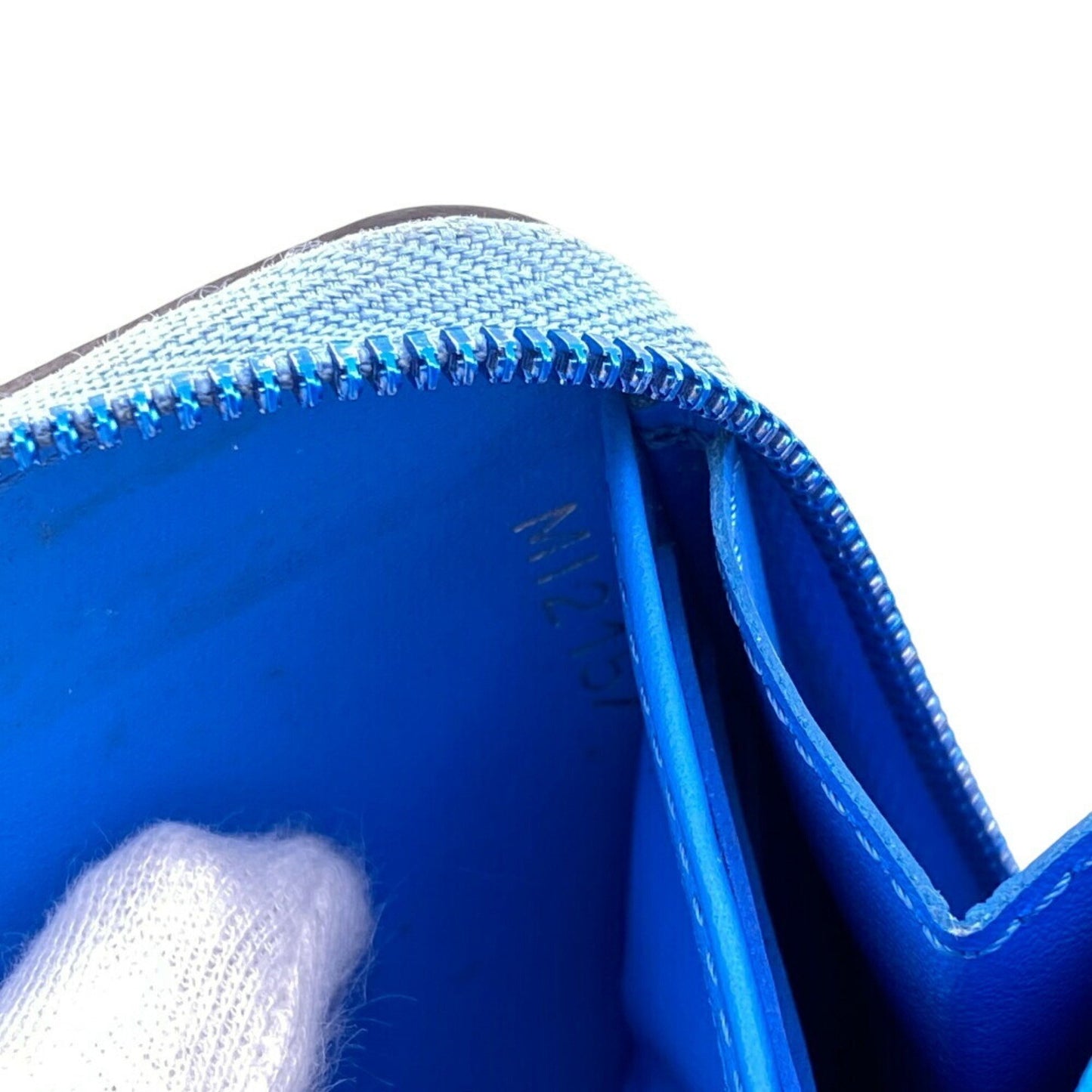 Louis Vuitton Zippy wallet, Blue, Leather, wallet