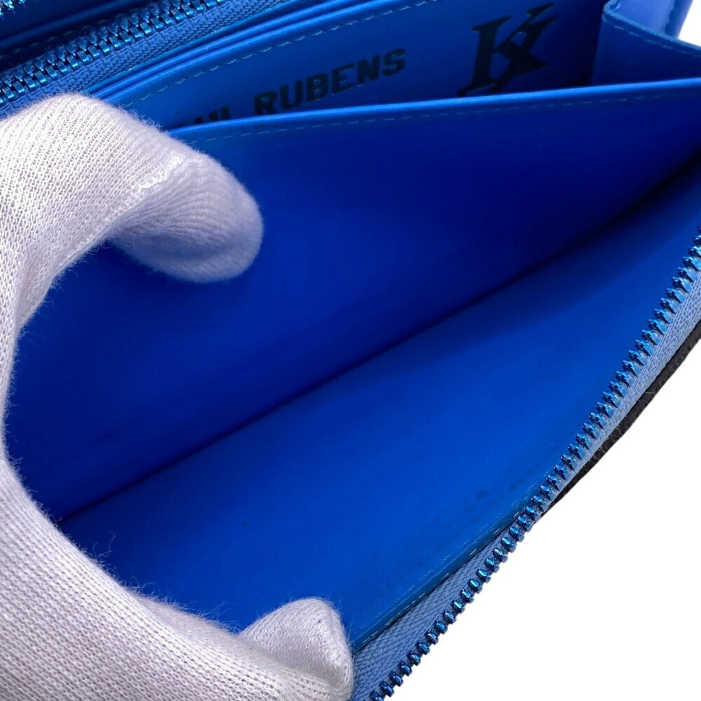 Louis Vuitton Zippy wallet, Blue, Leather, wallet