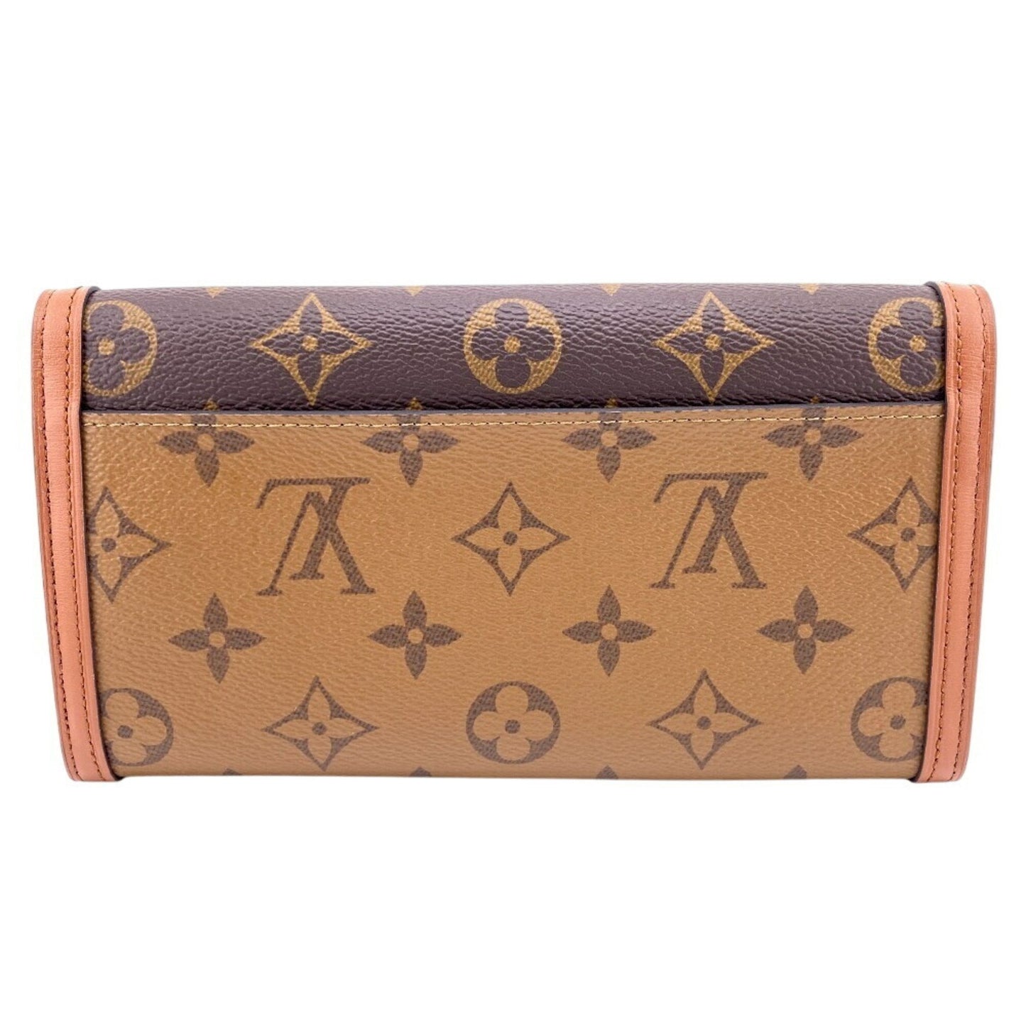 Louis Vuitton Sarah, Brown, Canvas, wallet