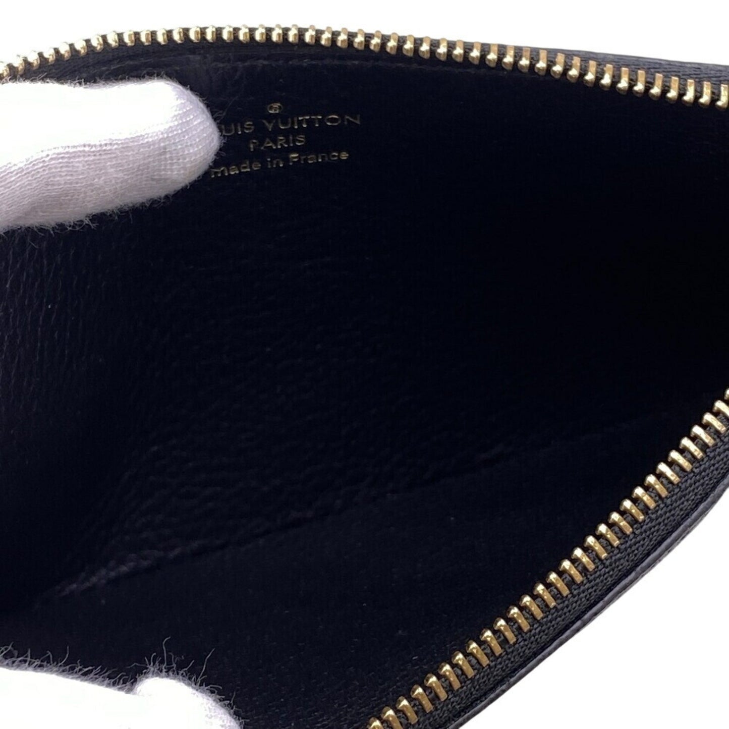 Louis Vuitton Trio, Black, Leather, clutch