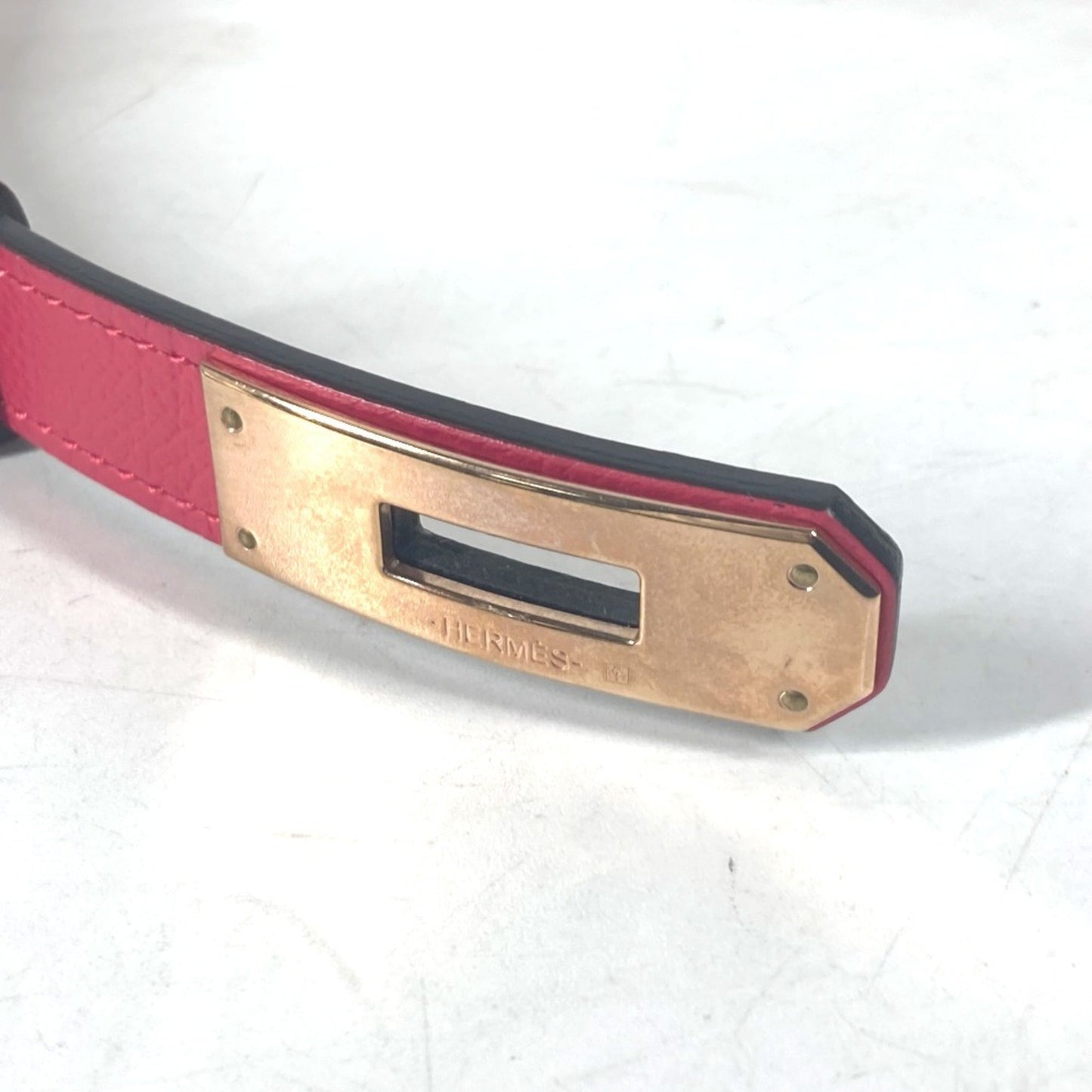 Hermès Kelly, Pink, Leather, belt