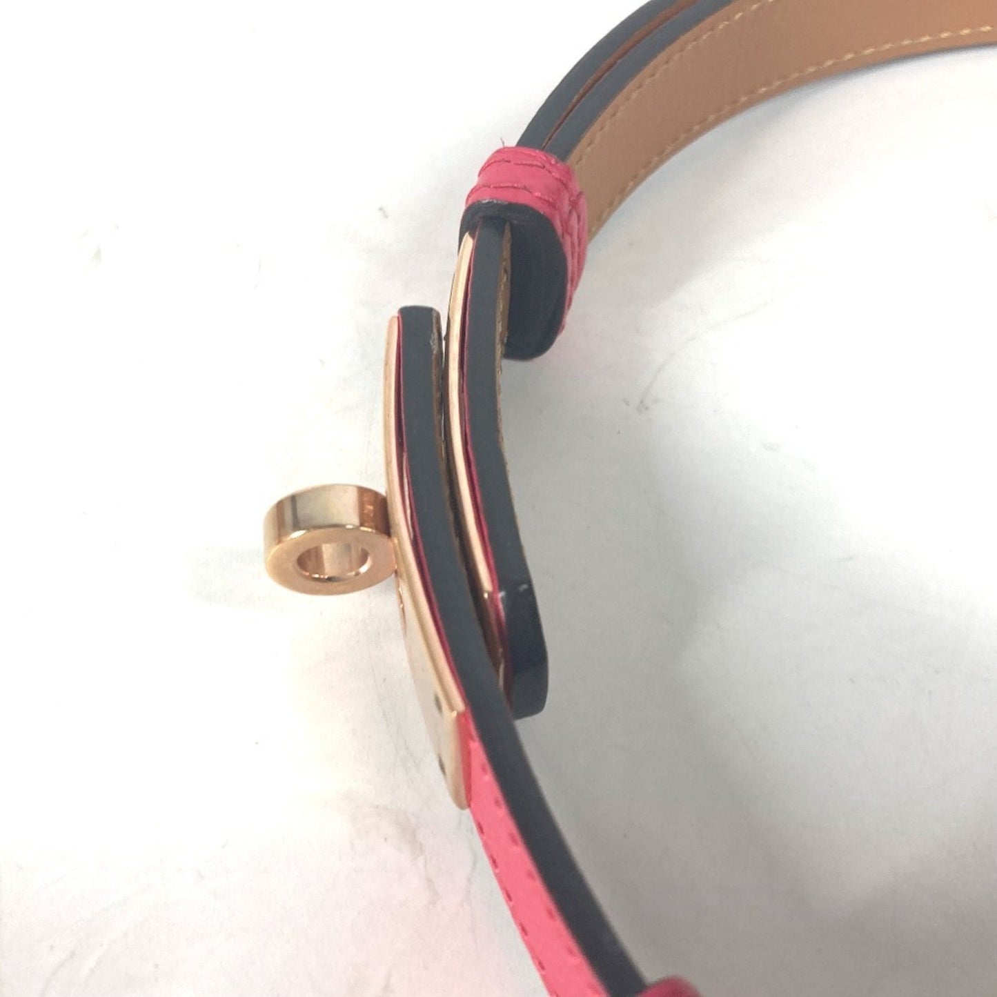 Hermès Kelly, Pink, Leather, belt