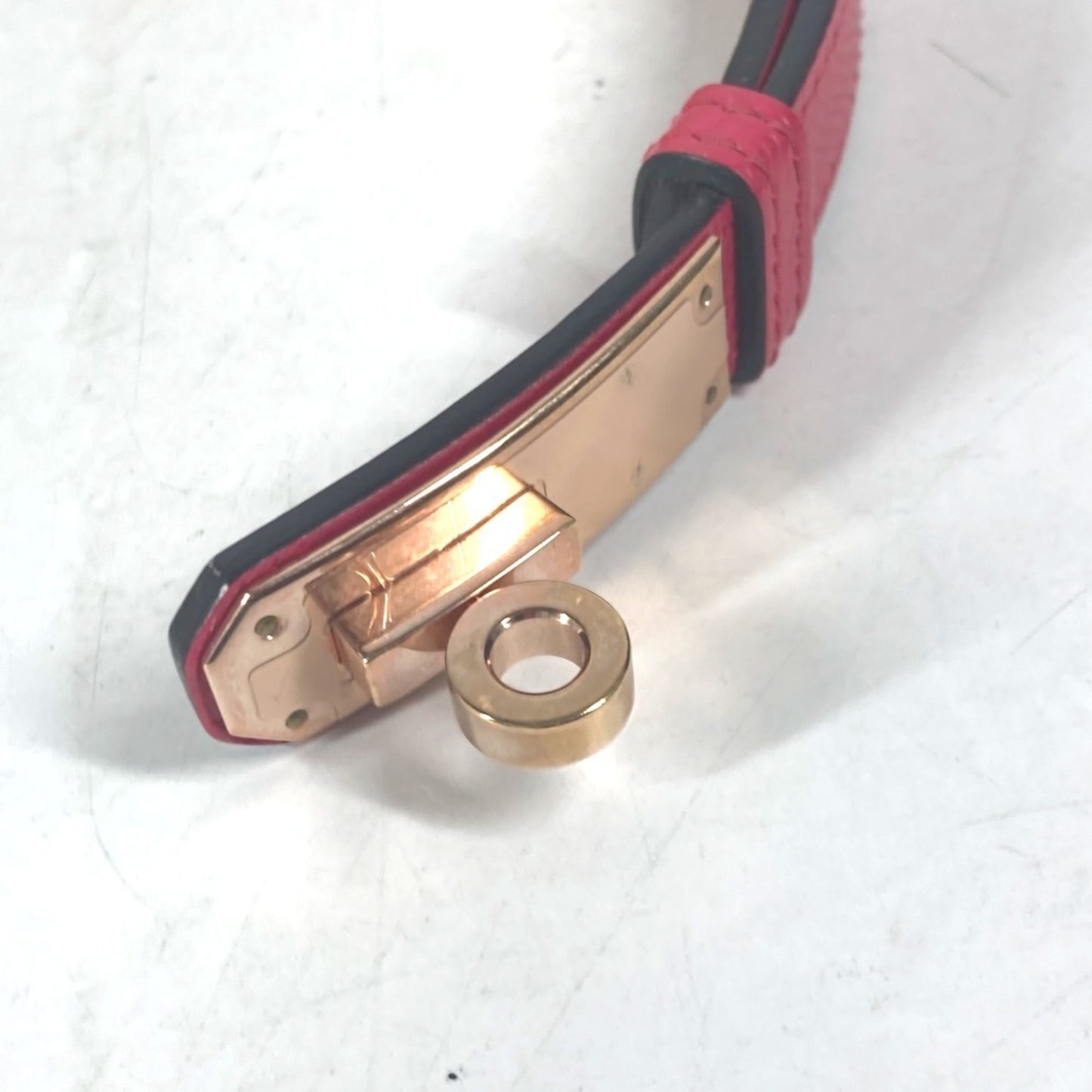 Hermès Kelly, Pink, Leather, belt