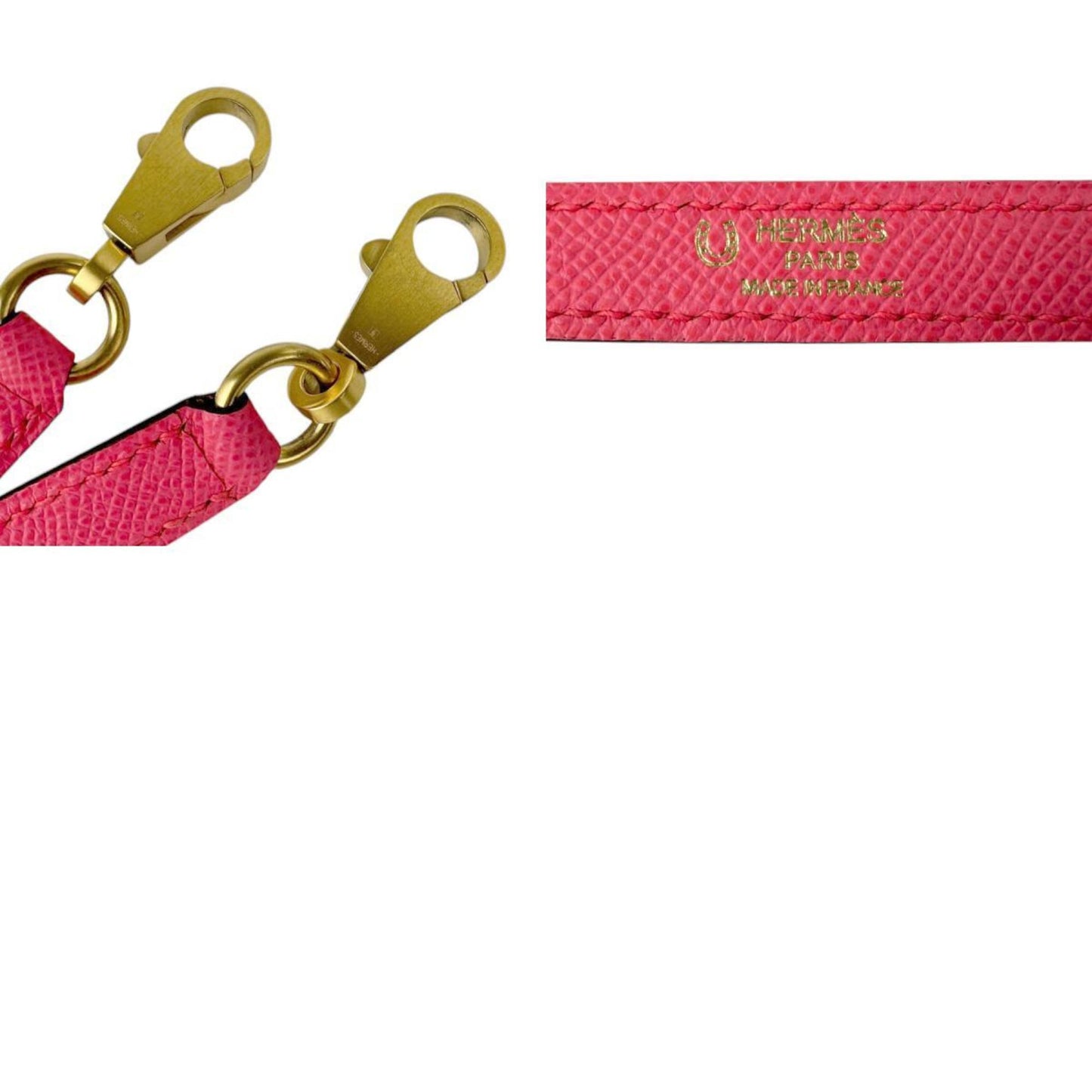 Hermès --, Pink, Leather, bag