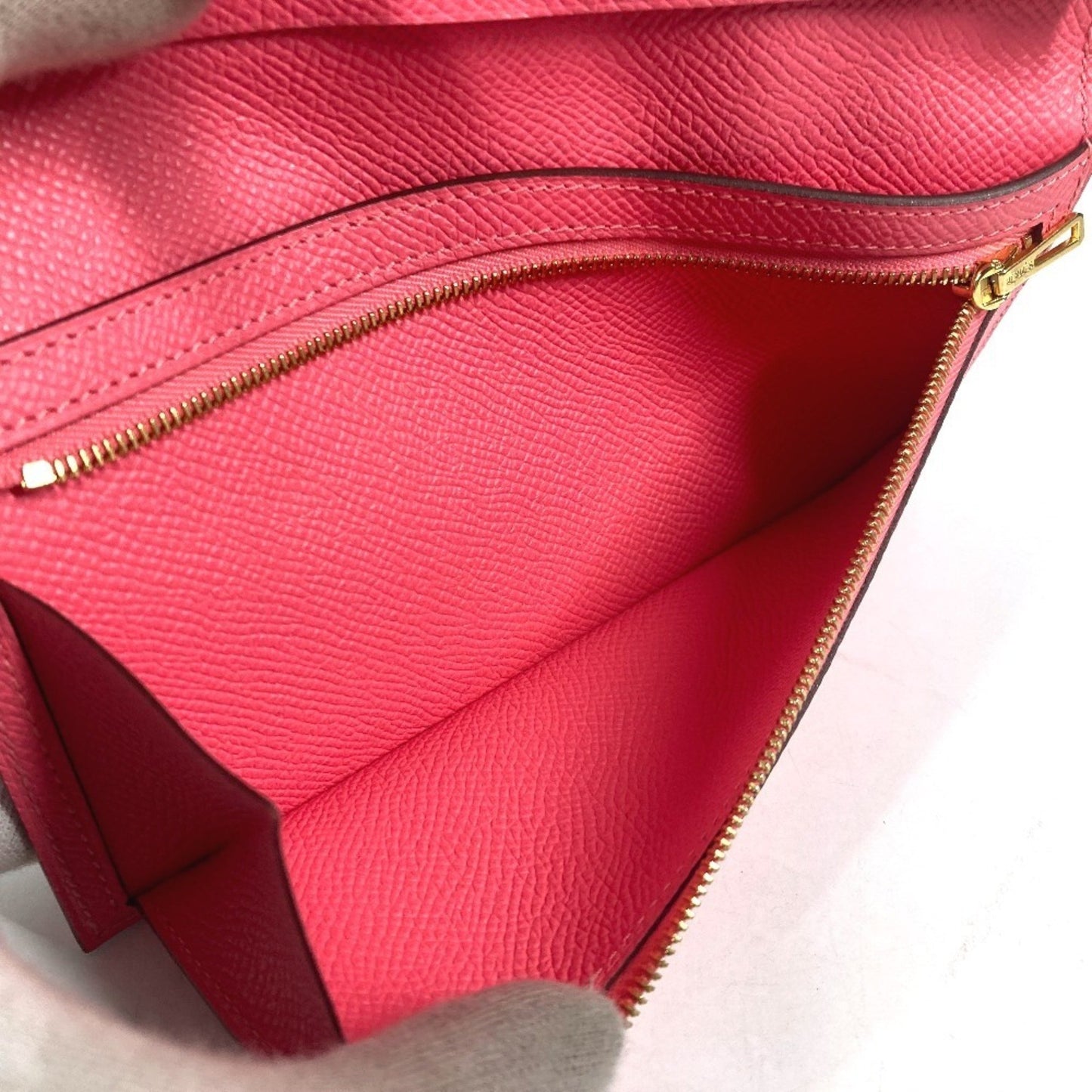Hermès Béarn, Pink, Leather, wallet
