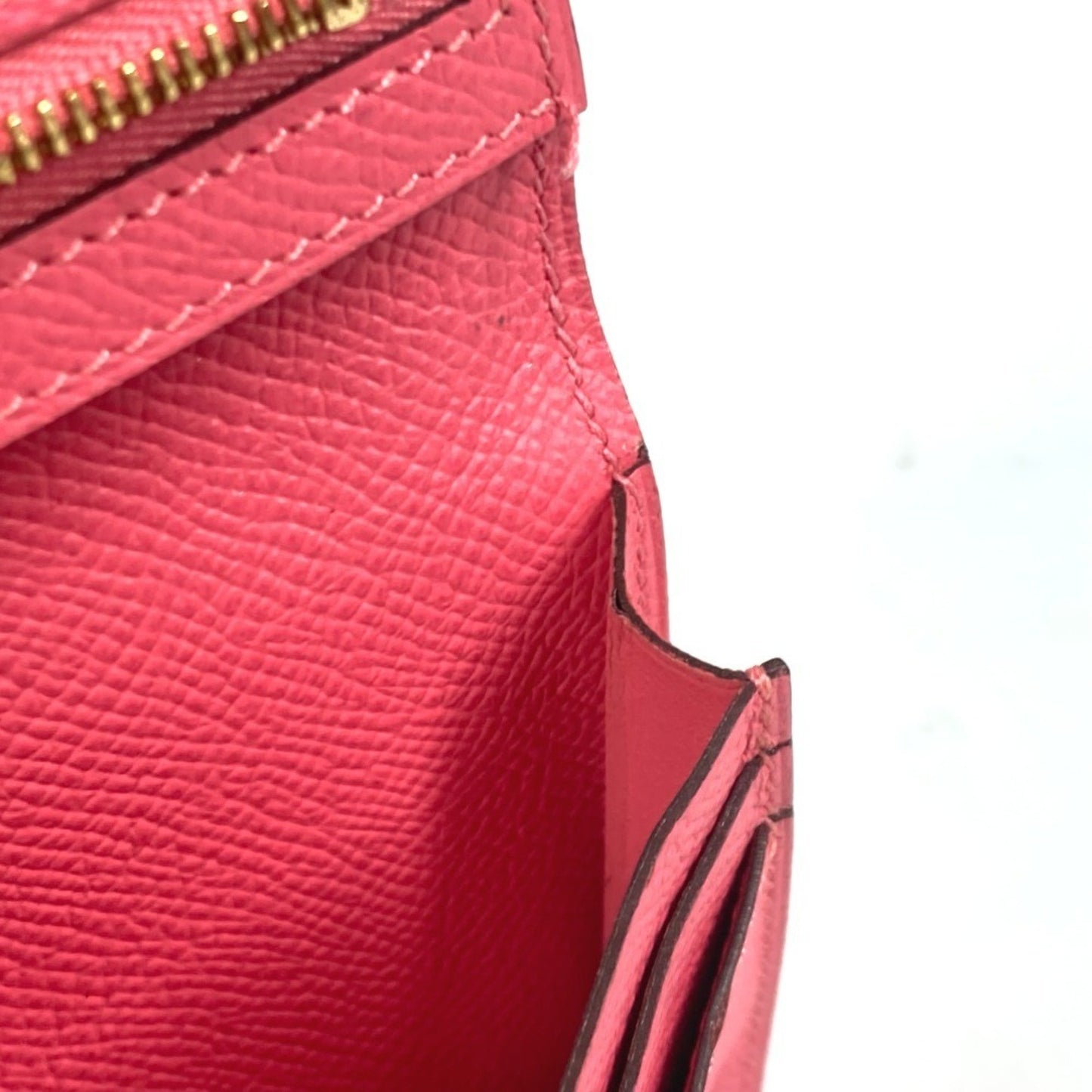 Hermès Béarn, Pink, Leather, wallet