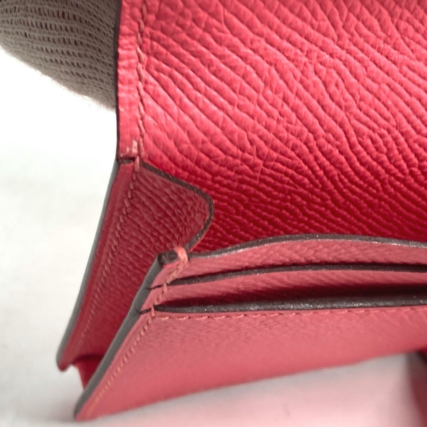 Hermès Béarn, Pink, Leather, wallet