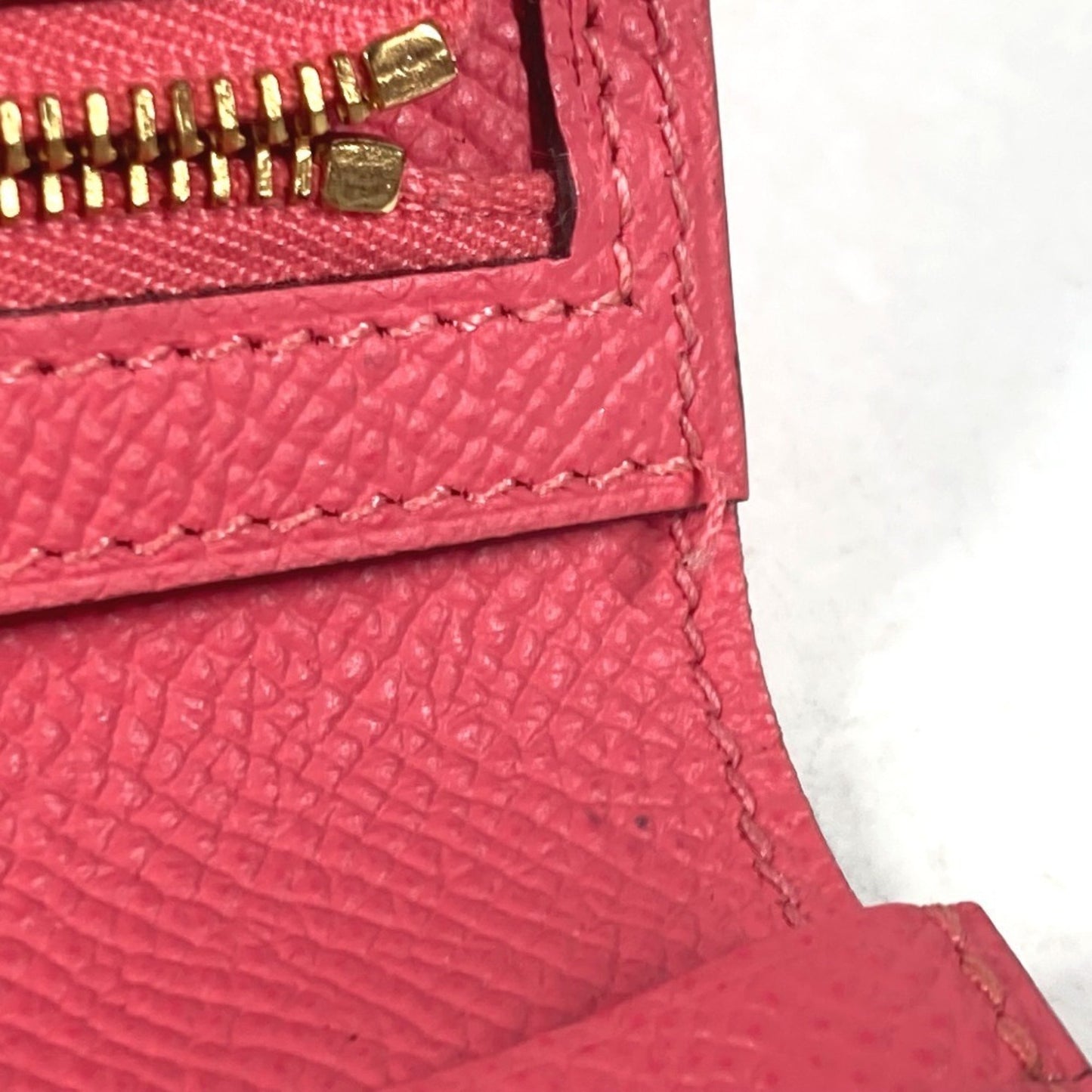 Hermès Béarn, Pink, Leather, wallet