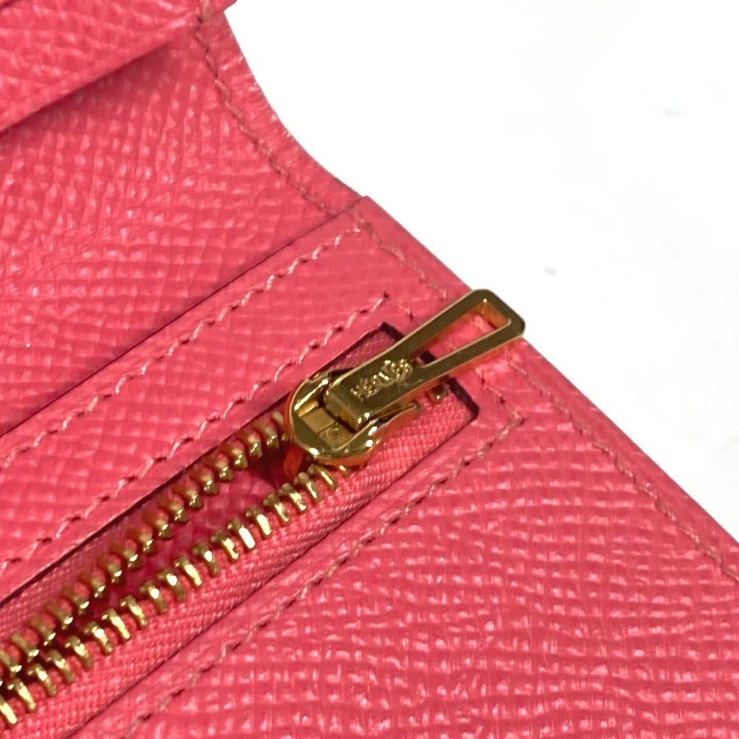 Hermès Béarn, Pink, Leather, wallet