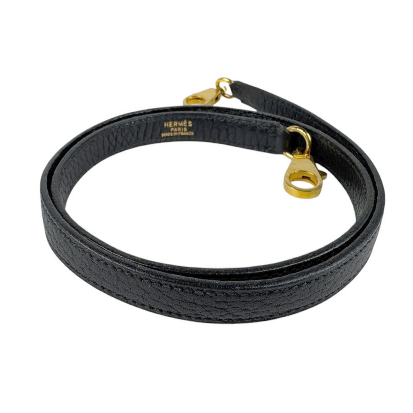 Hermès --, Black, Leather, bag