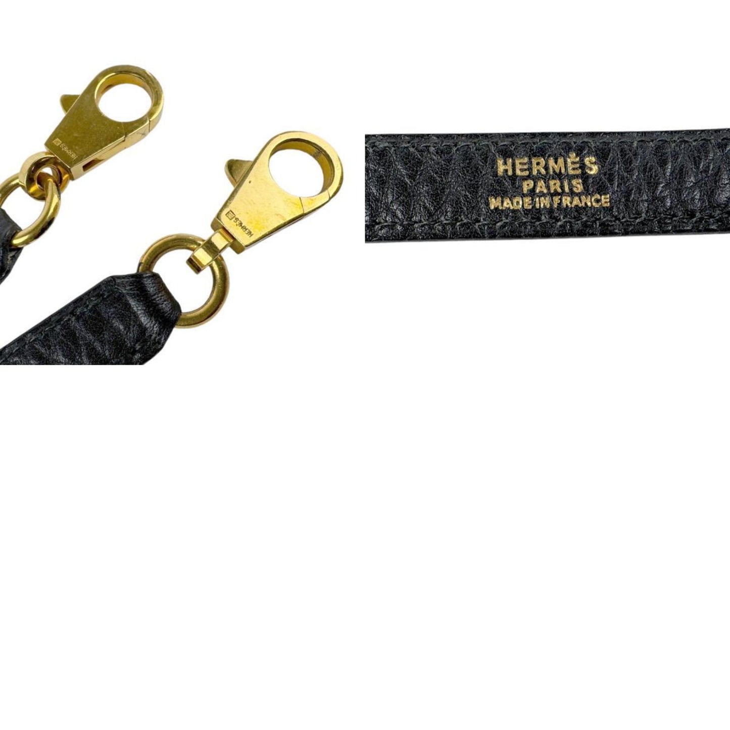 Hermès --, Black, Leather, bag