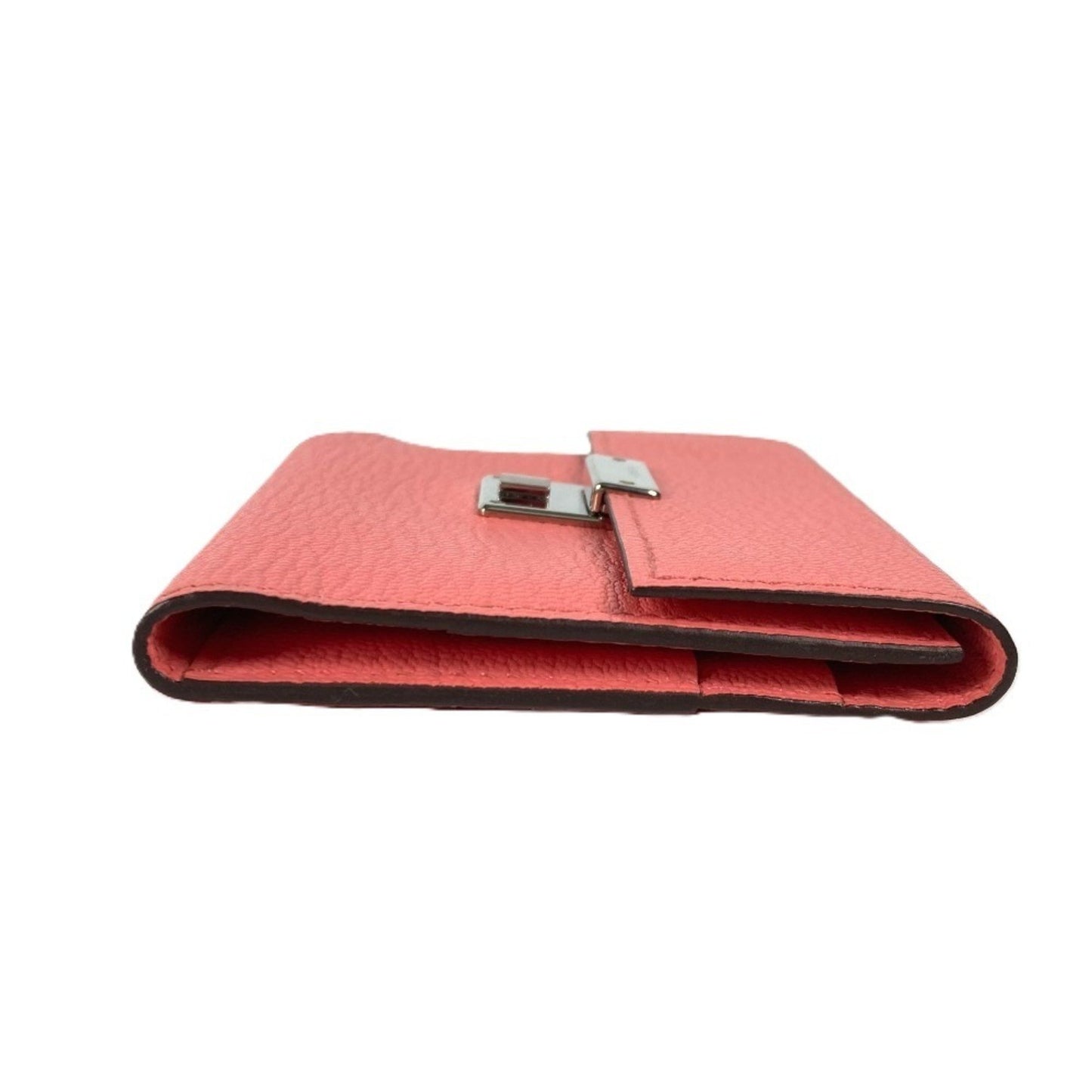 Hermès Clic Mini, Pink, Leather, wallet