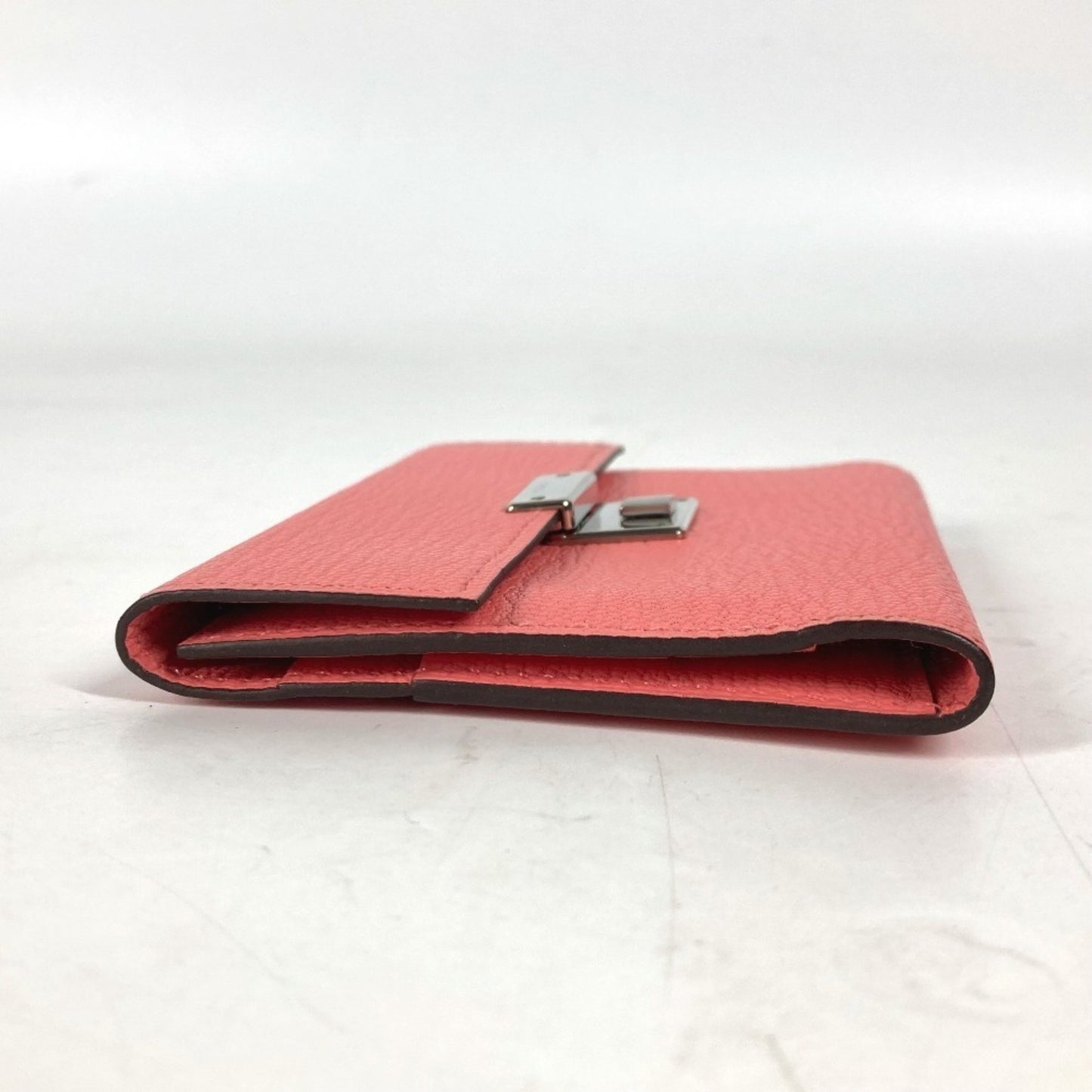 Hermès Clic Mini, Pink, Leather, wallet