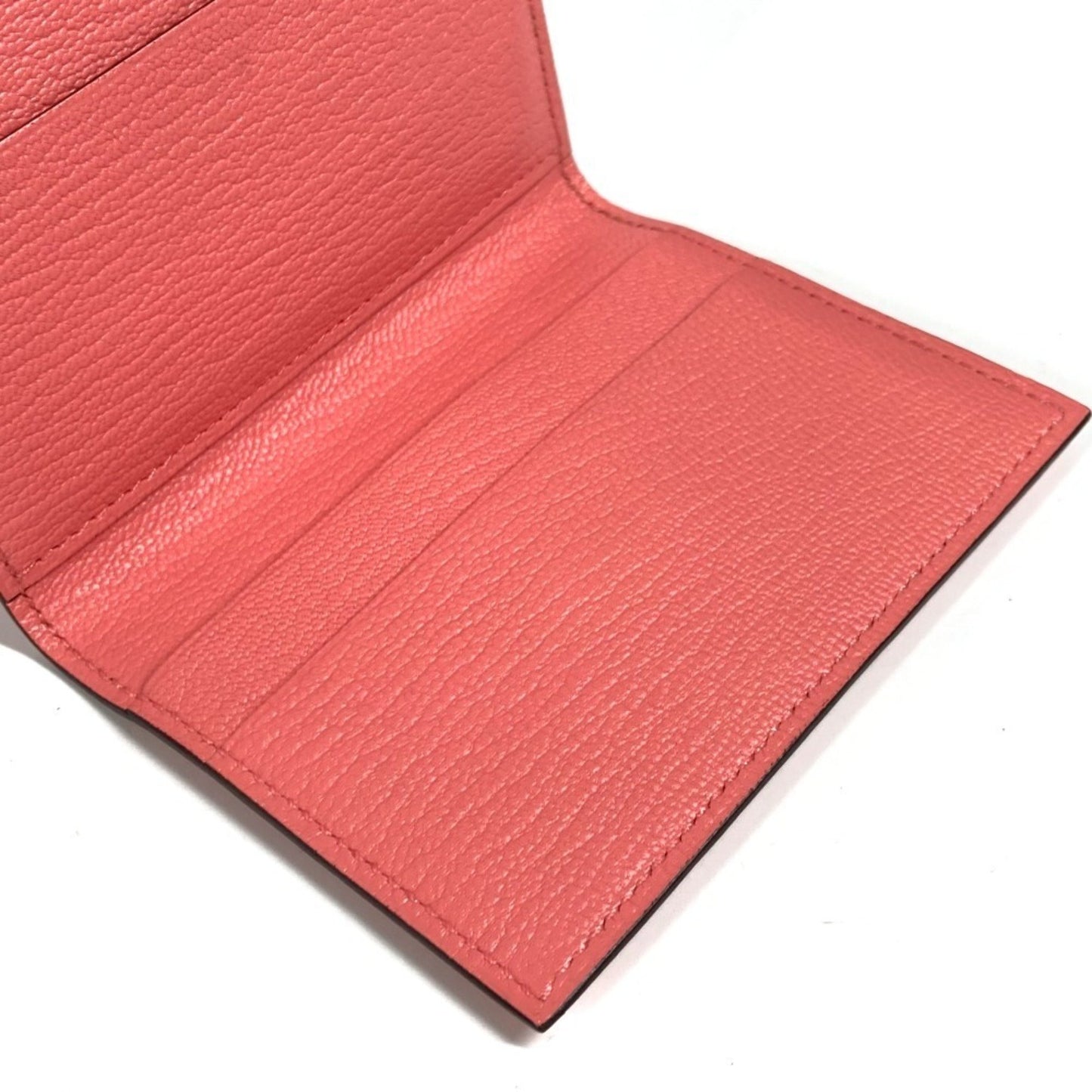 Hermès Clic Mini, Pink, Leather, wallet