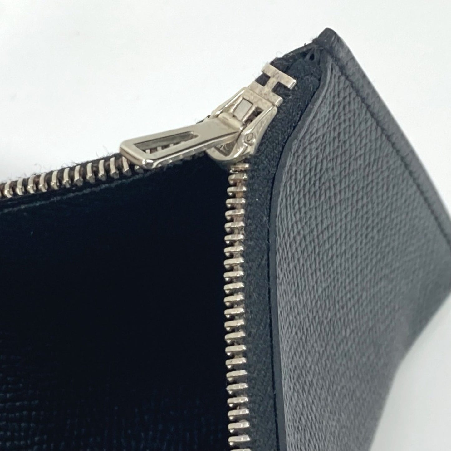 Hermès Passant, Black, Leather, wallet