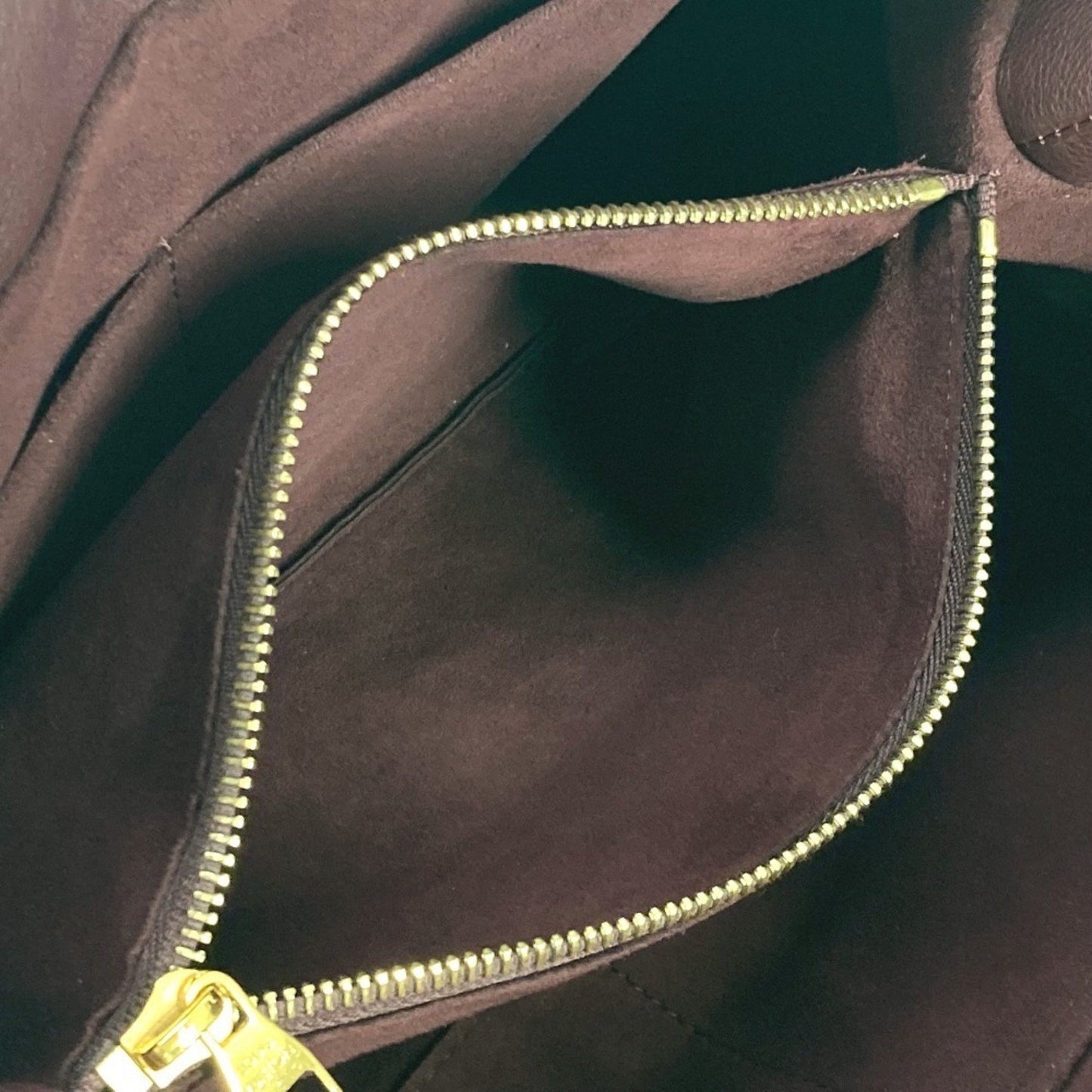 Louis Vuitton Olympe, Brown, Canvas, shoulder