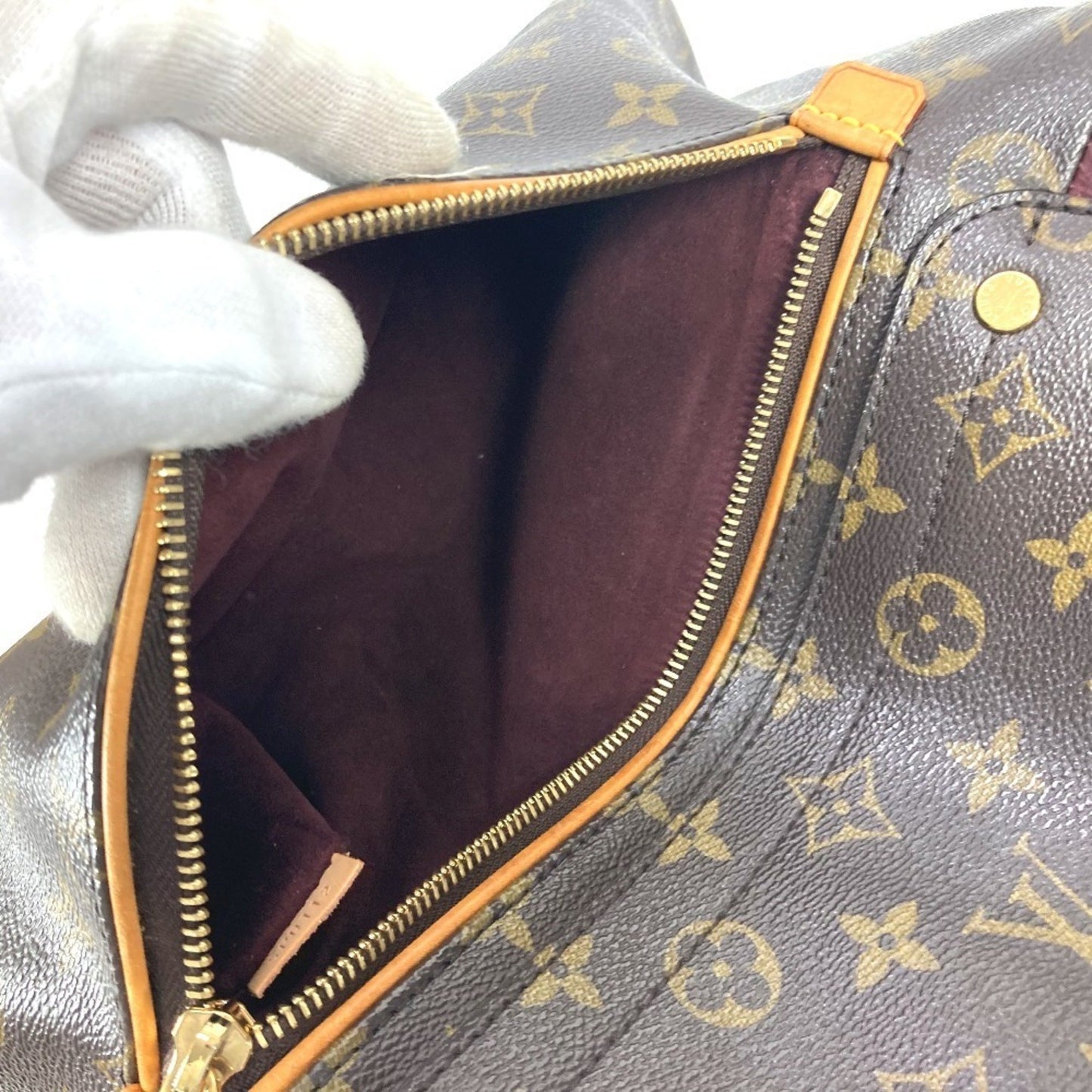 Louis Vuitton Olympe, Brown, Canvas, shoulder