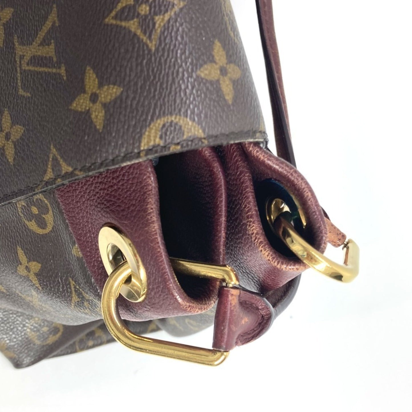 Louis Vuitton Olympe, Brown, Canvas, shoulder