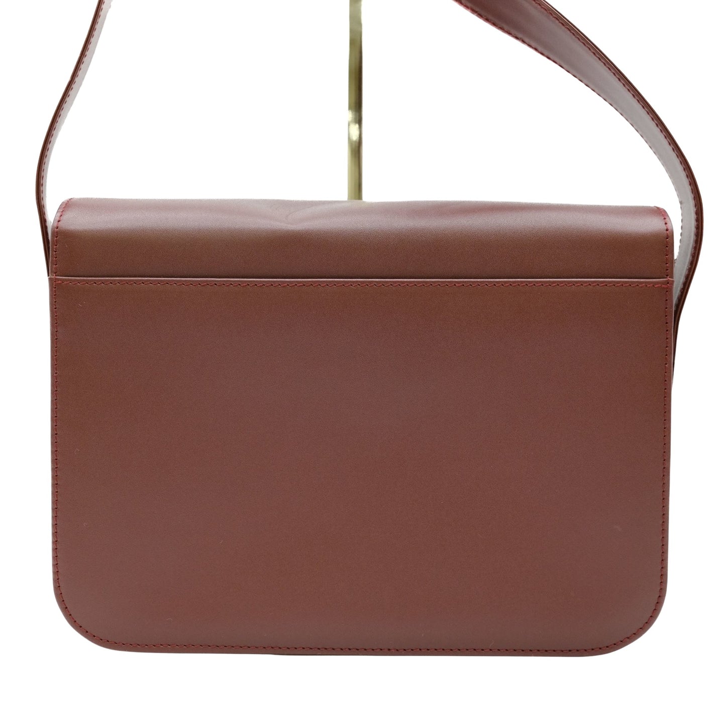 Cartier Must de Cartier, Burgundy, Leather, shoulder