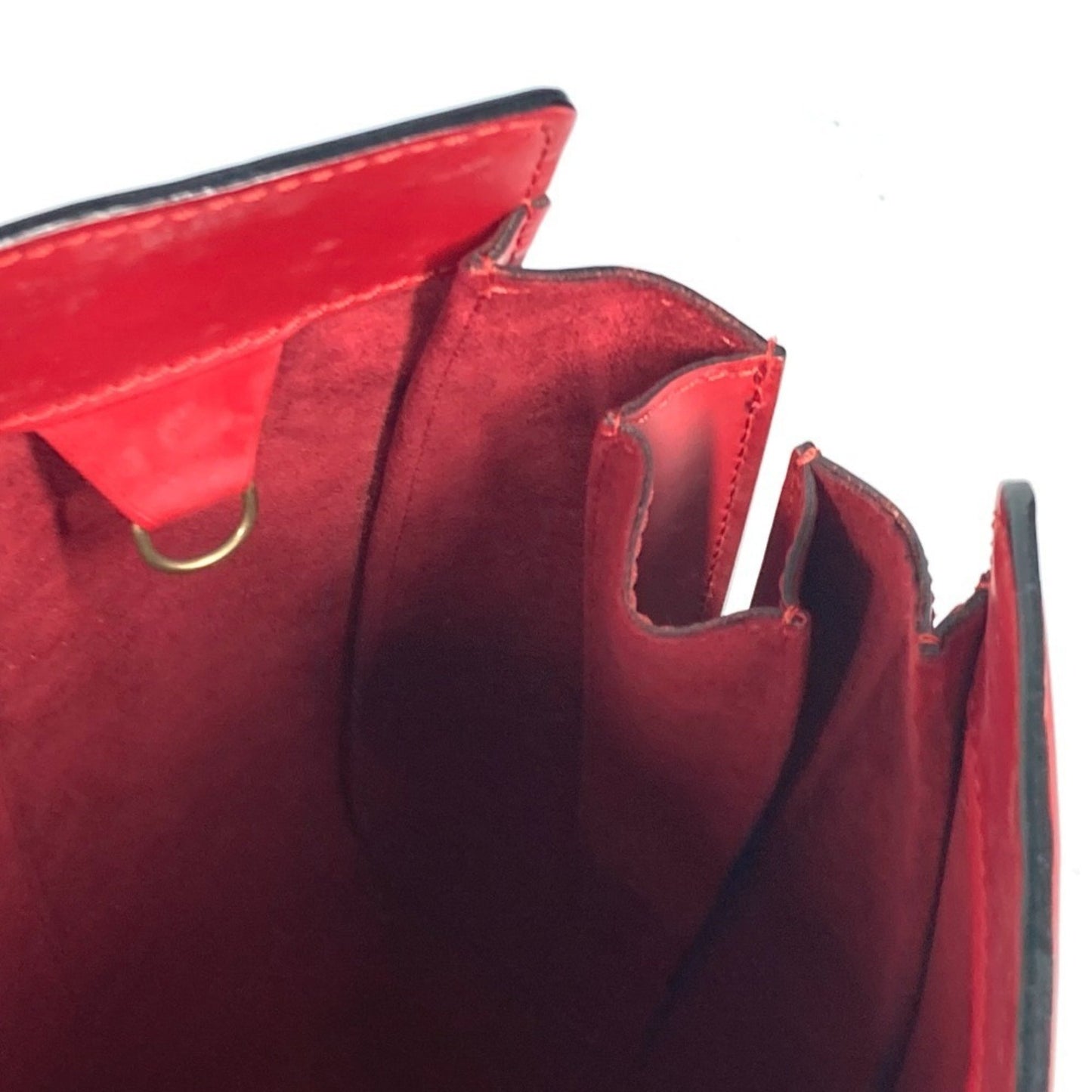 Louis Vuitton Duplex, Red, Leather, shoulder