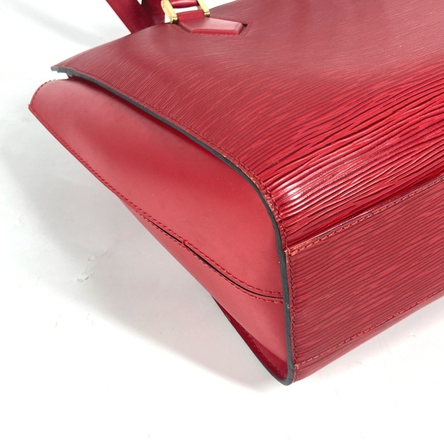 Louis Vuitton Duplex, Red, Leather, shoulder