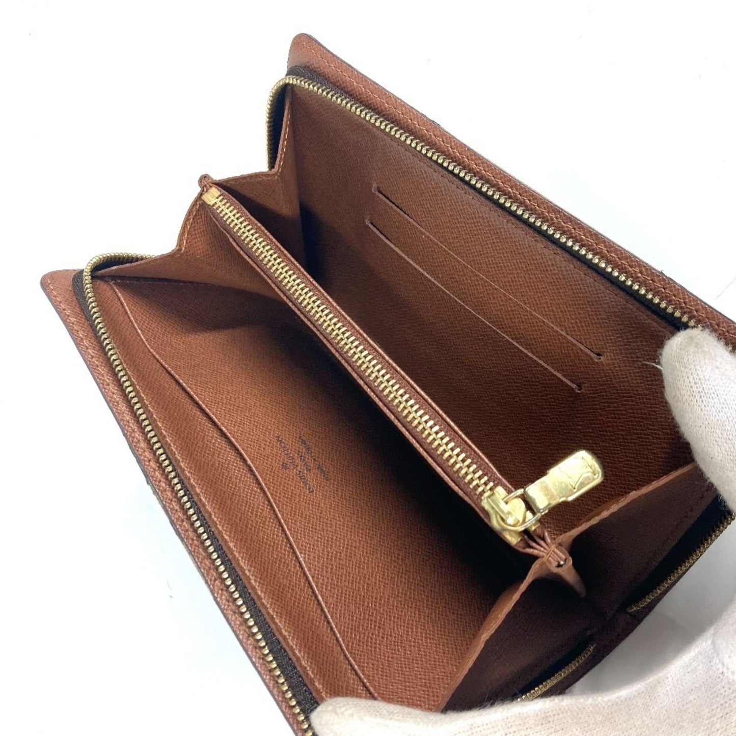 Louis Vuitton Zippy wallet, Brown, Canvas, wallet