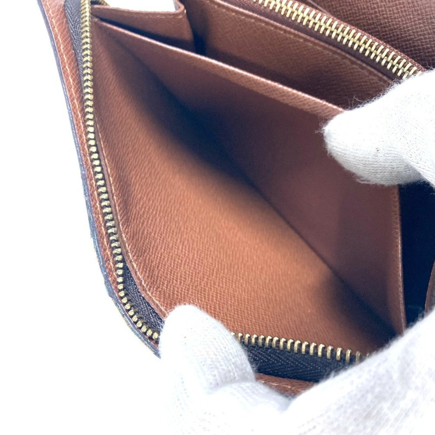 Louis Vuitton Zippy wallet, Brown, Canvas, wallet