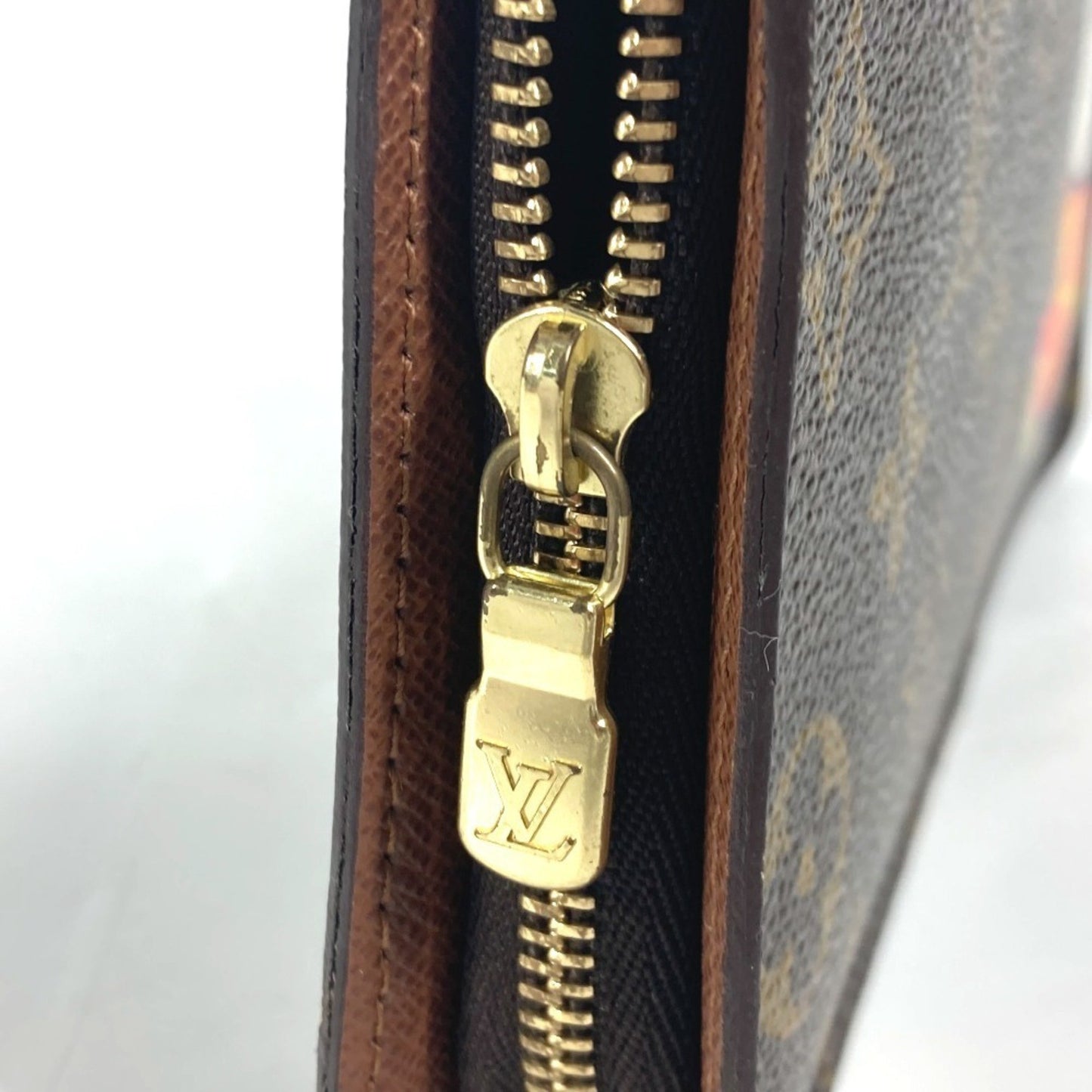 Louis Vuitton Zippy wallet, Brown, Canvas, wallet