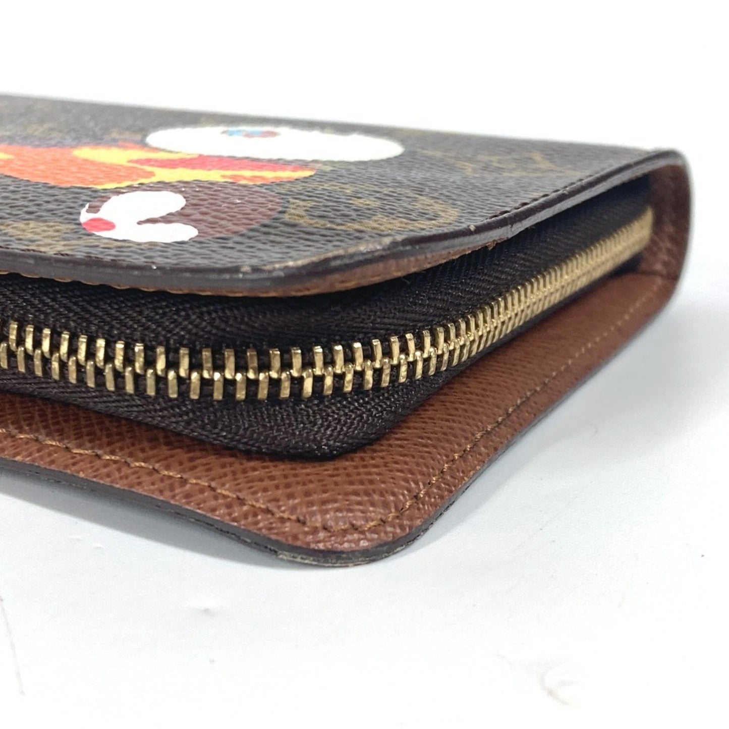 Louis Vuitton Zippy wallet, Brown, Canvas, wallet