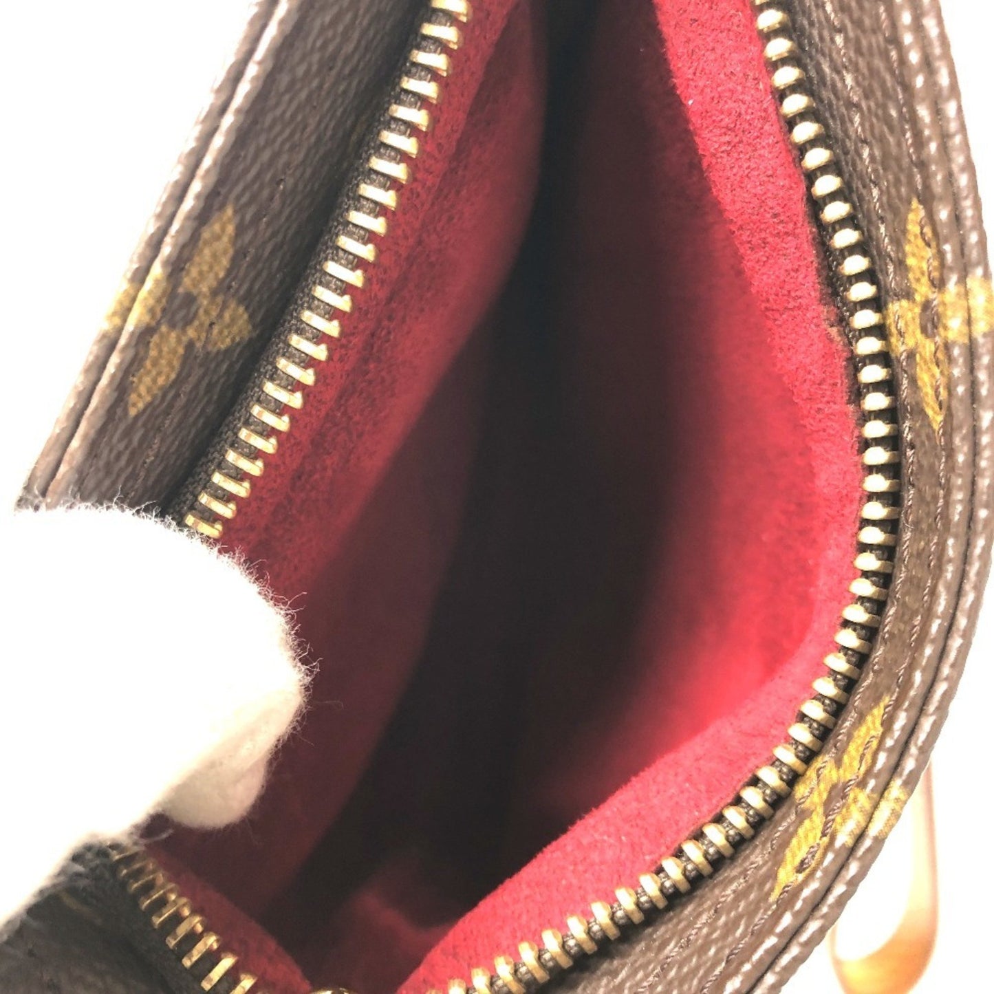 Louis Vuitton Partition, Brown, Canvas, clutch