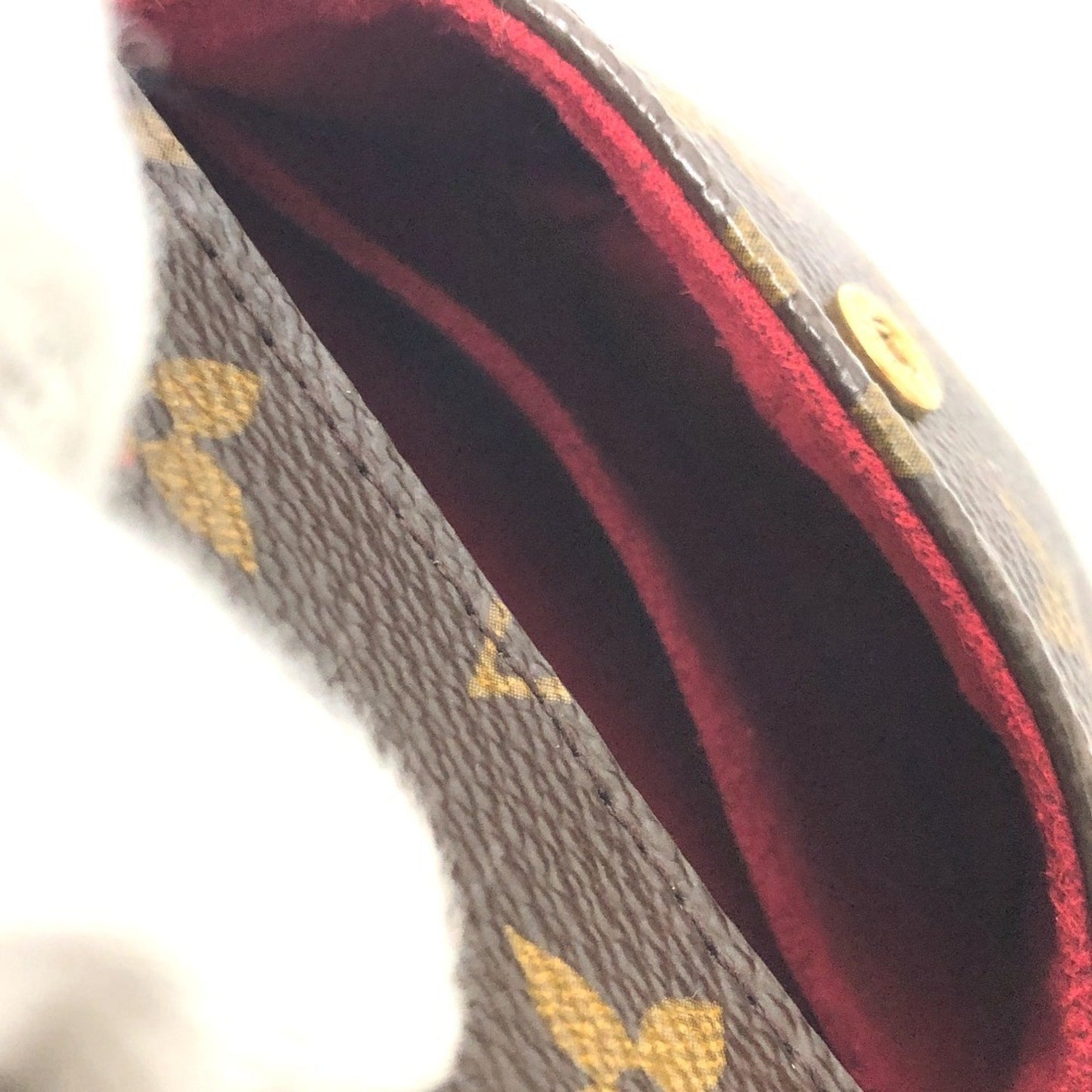 Louis Vuitton Partition, Brown, Canvas, clutch