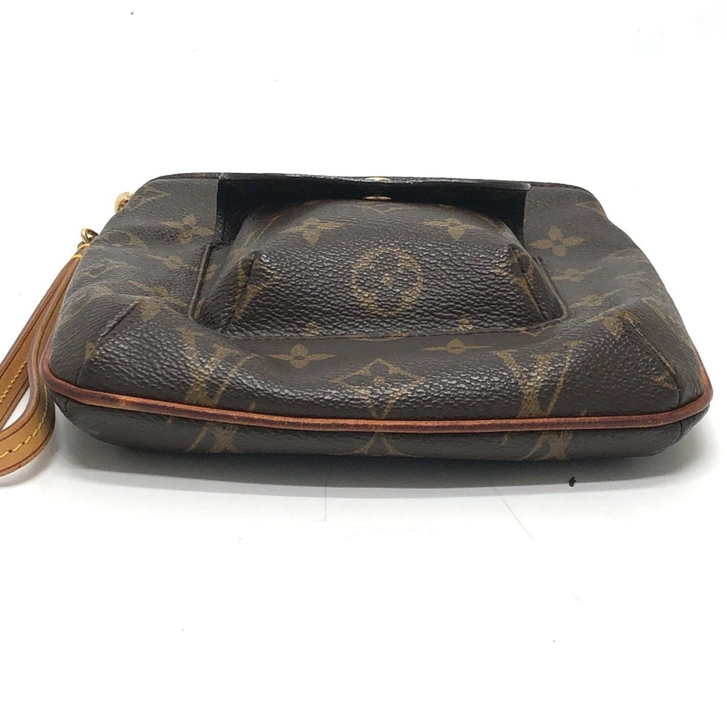 Louis Vuitton Partition, Brown, Canvas, clutch