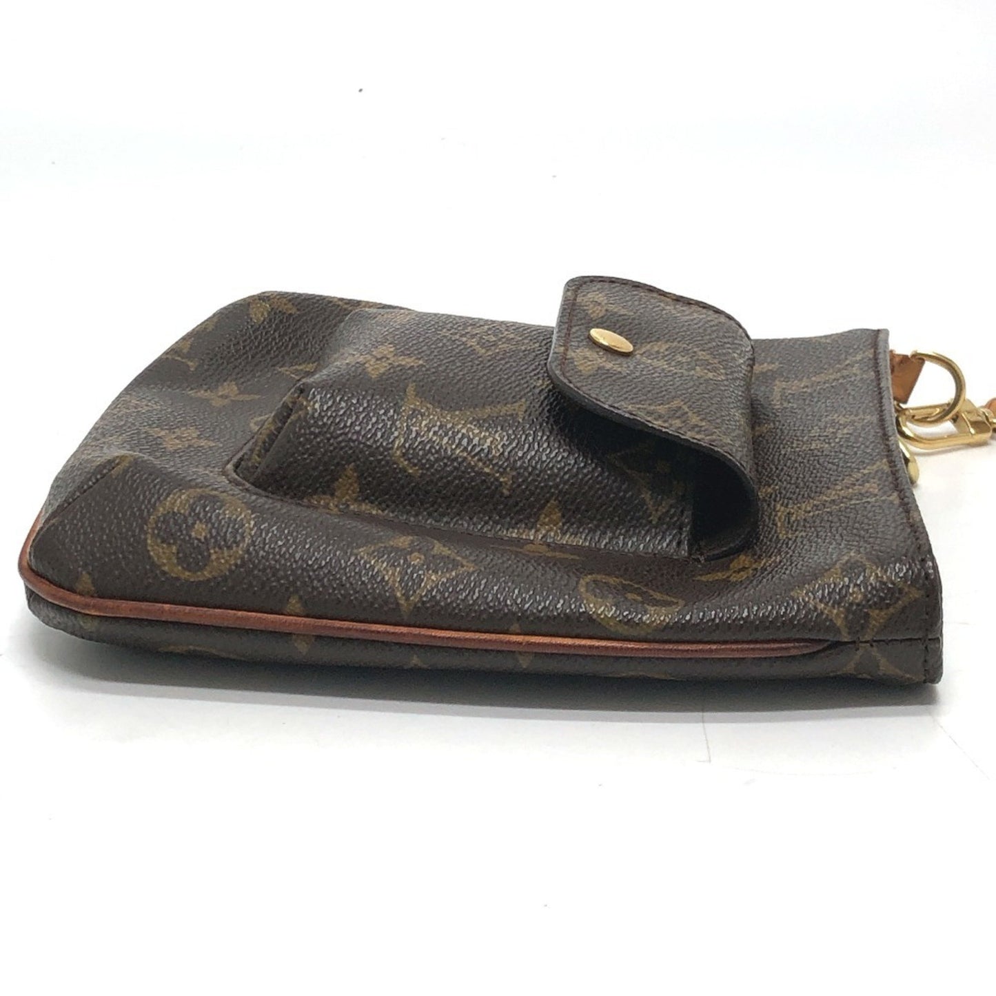 Louis Vuitton Partition, Brown, Canvas, clutch
