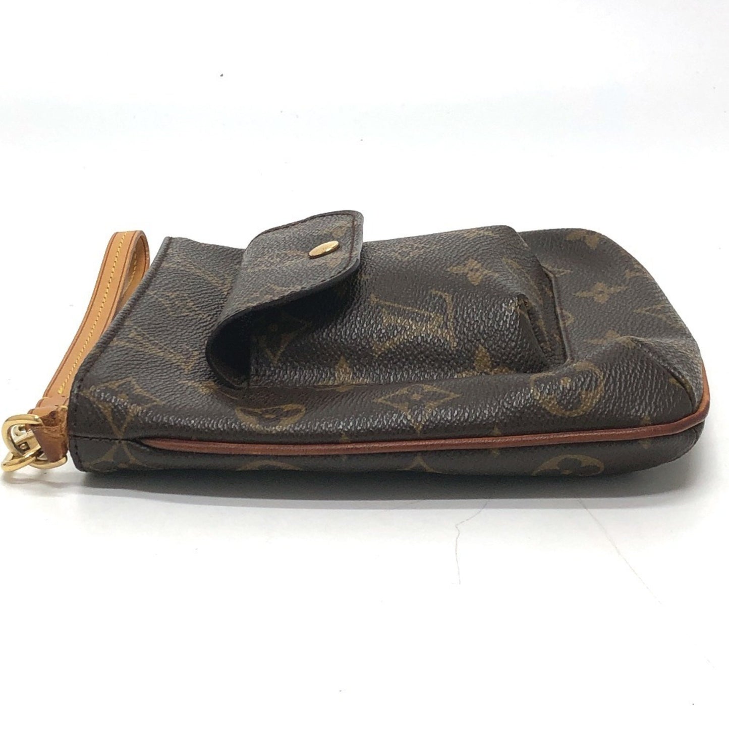Louis Vuitton Partition, Brown, Canvas, clutch