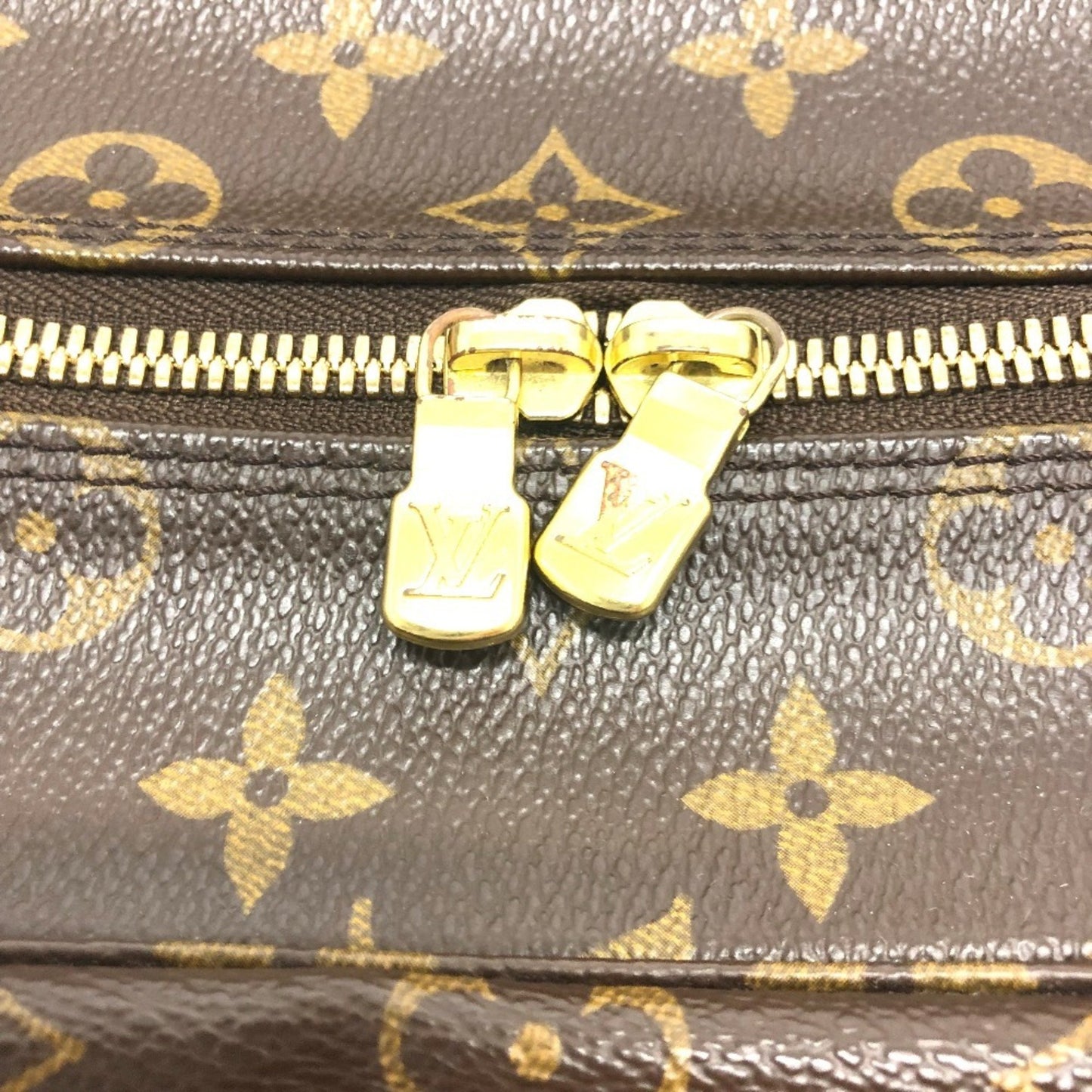 Louis Vuitton Naviglio, Brown, Canvas, shoulder