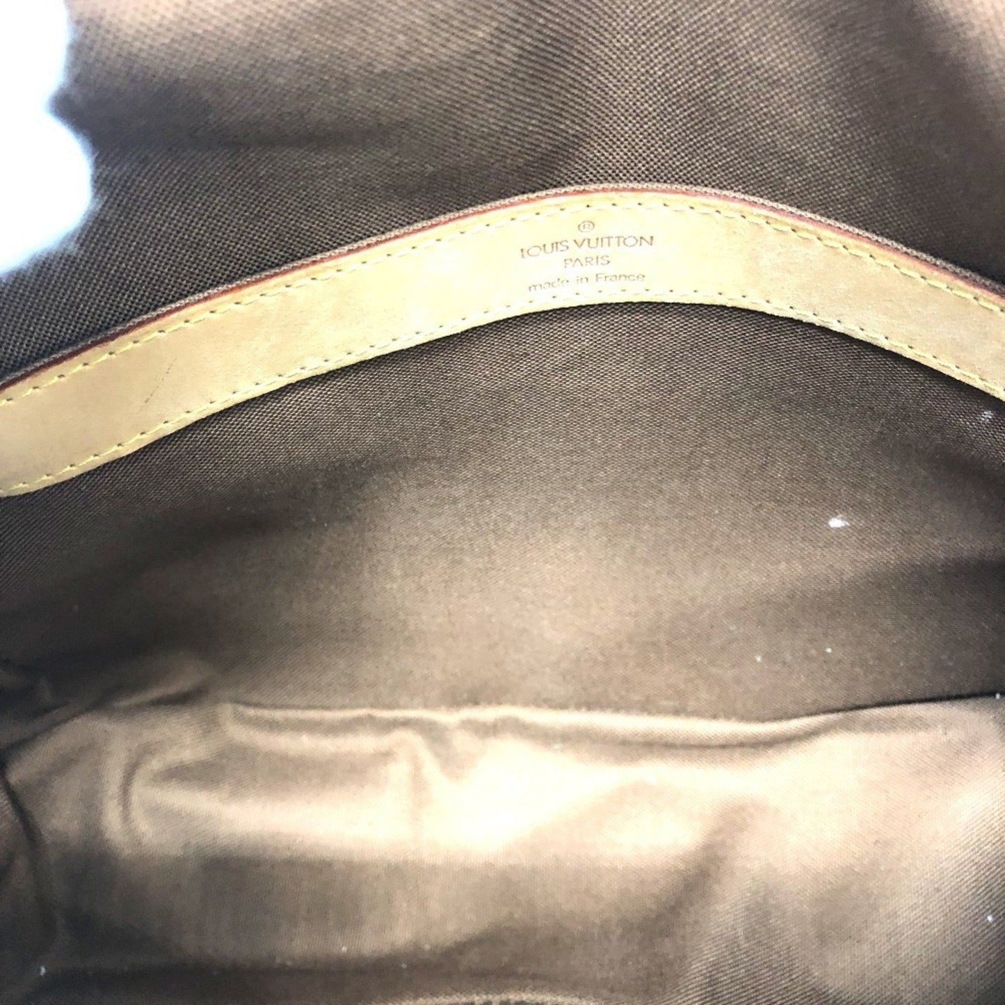 Louis Vuitton Naviglio, Brown, Canvas, shoulder