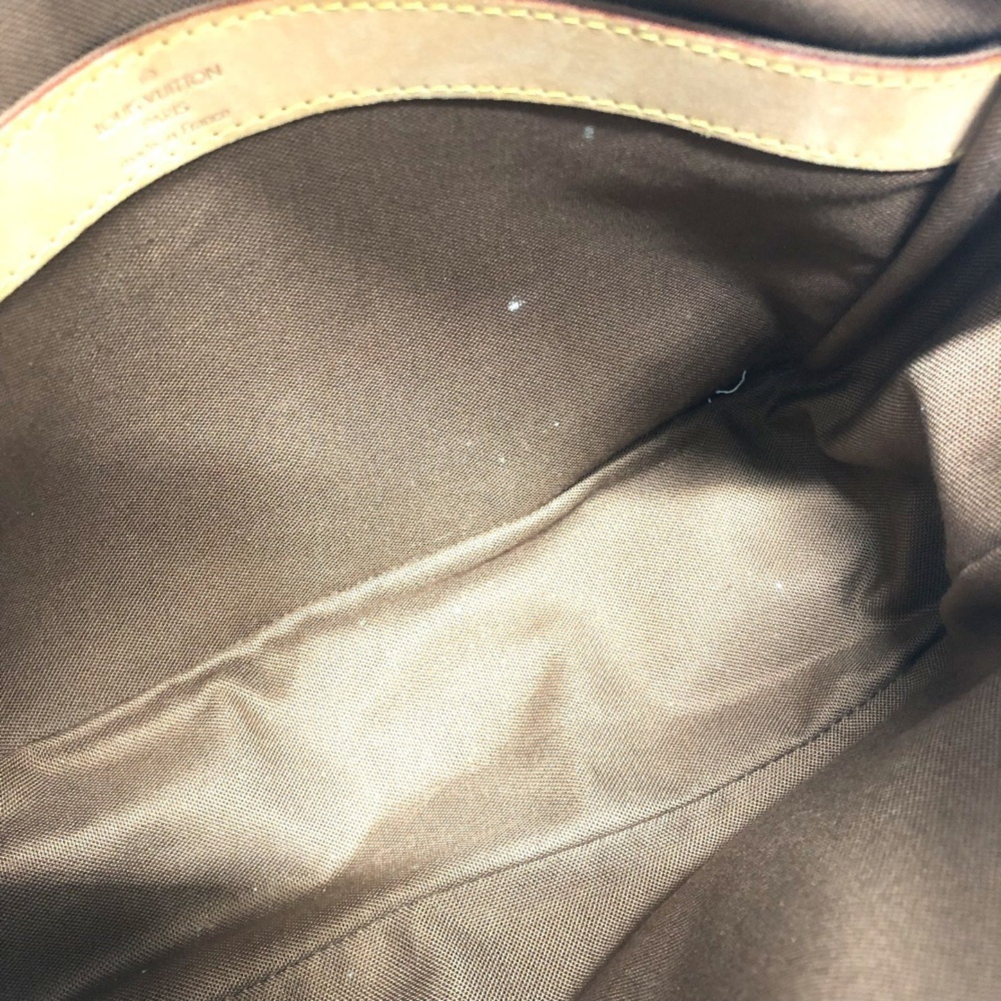 Louis Vuitton Naviglio, Brown, Canvas, shoulder
